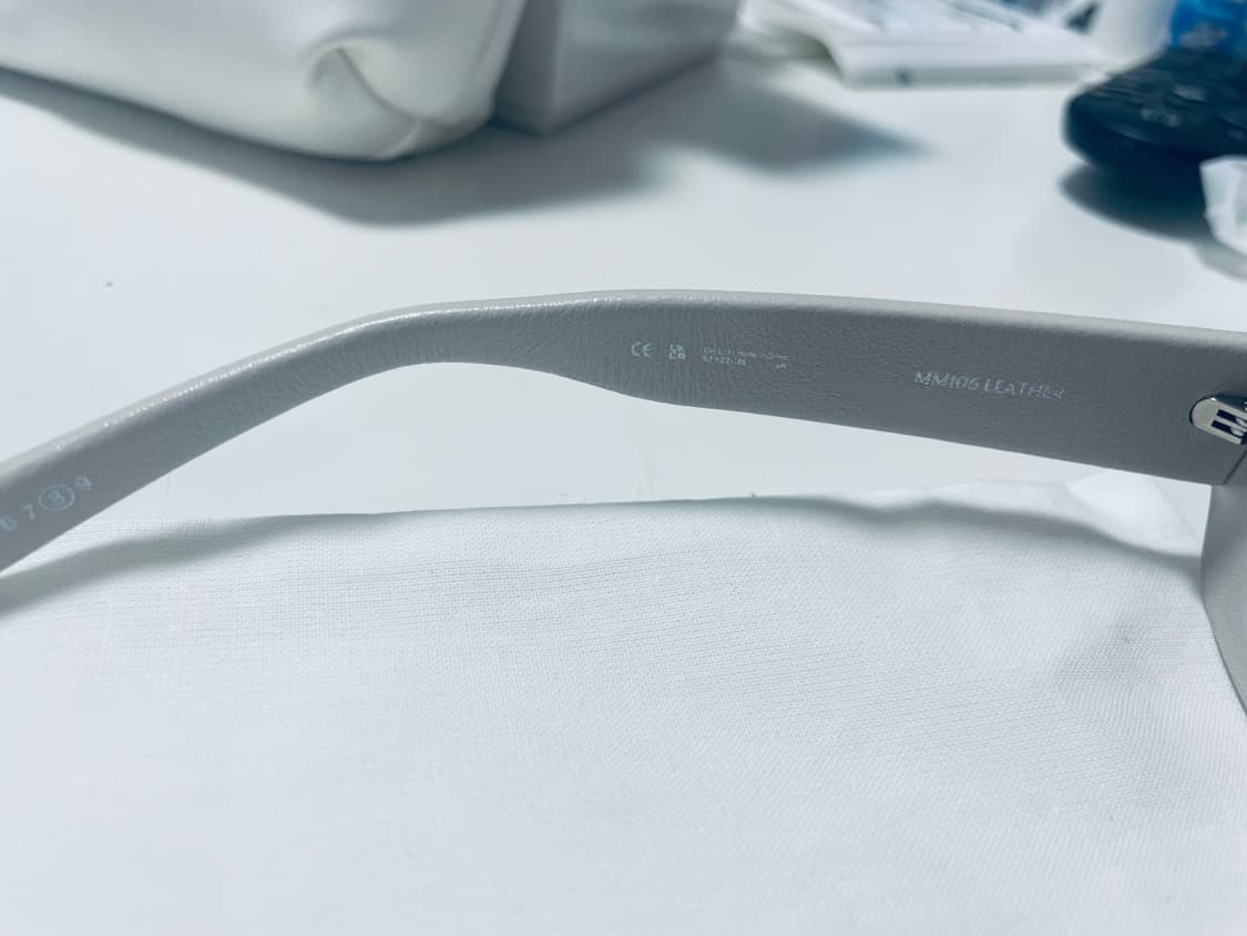 젠틀몬스터 메종마르지엘라 선글라스 레더 IVORY 상품이미지4