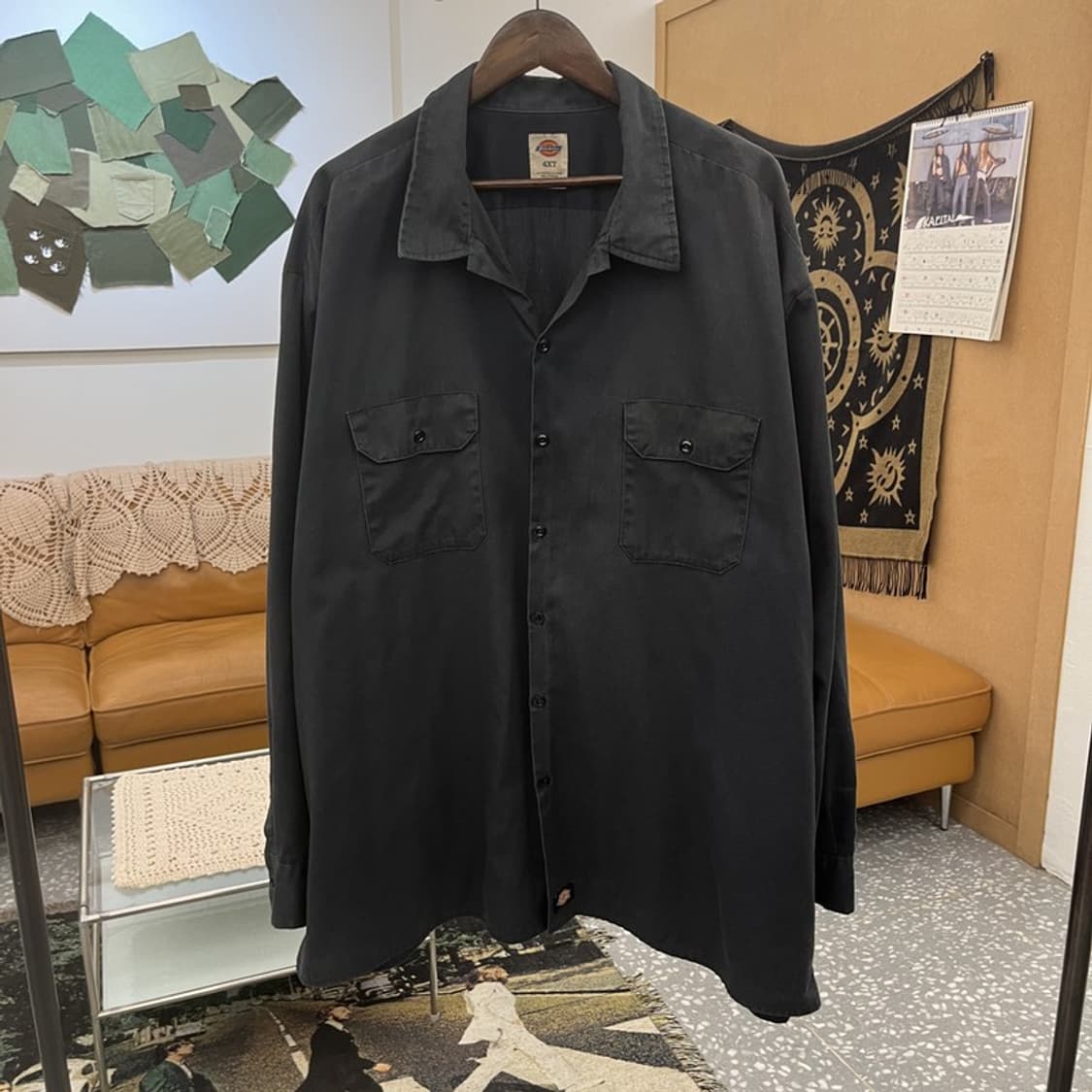 디키즈 빈티지 캐주얼 모던시크 빅사이즈 워크 셔츠 4XL C12676 상품이미지2