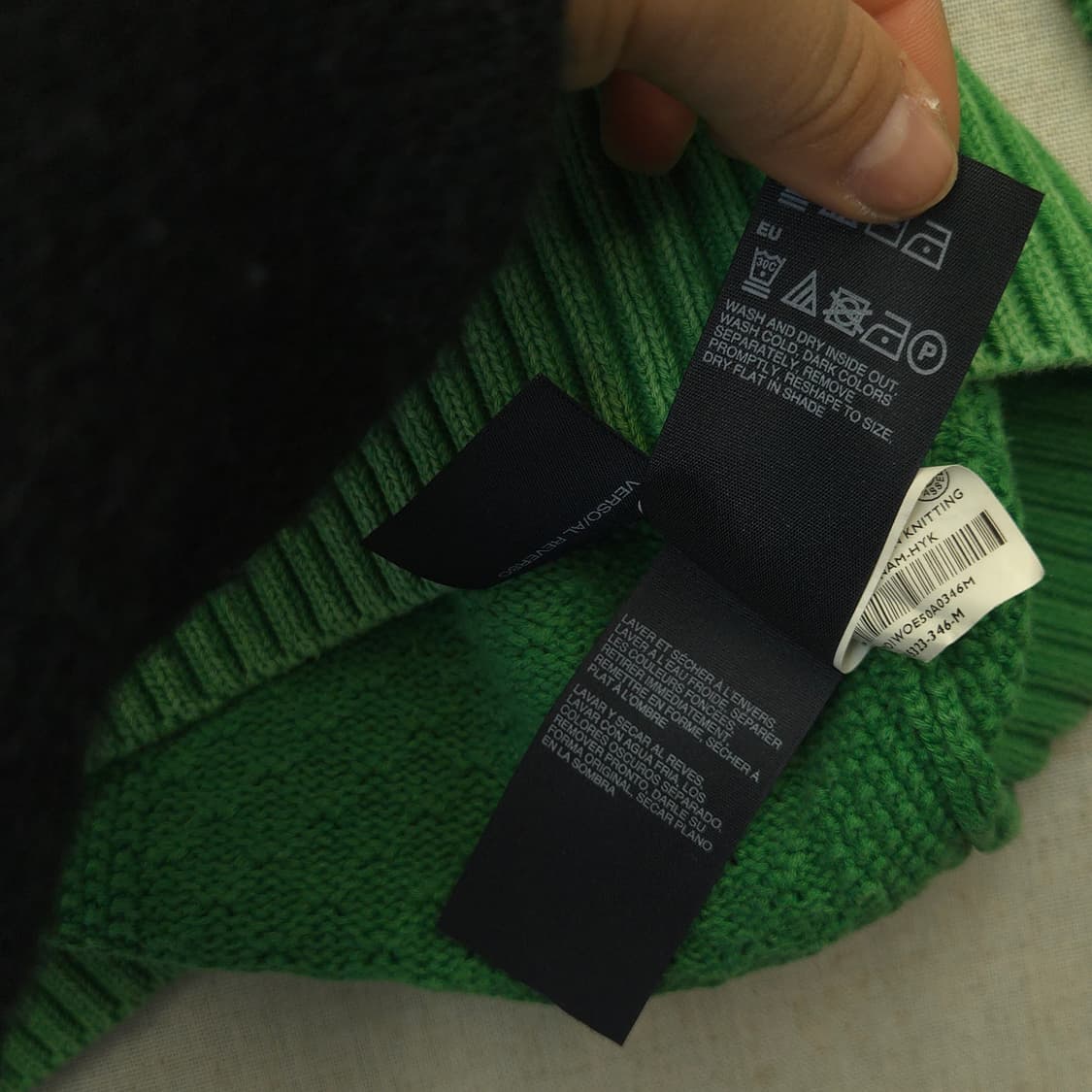 타미힐피거 그린색 니트  숄칼라 m 상품이미지7