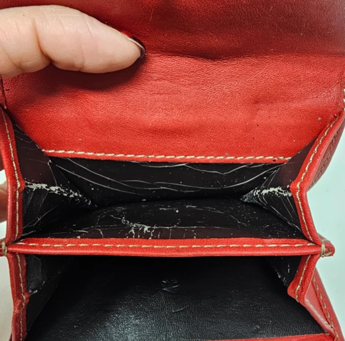 구찌 시마 하트 자물쇠 반지갑 레드 상품이미지7