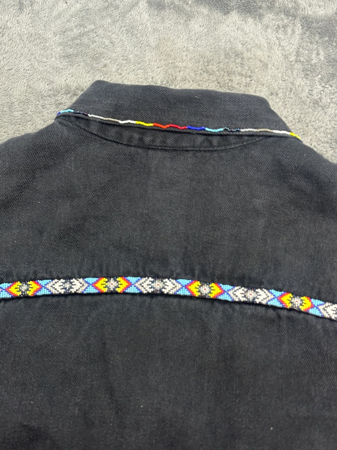 90s Custom Hemp Denim Jacket L 상품이미지4