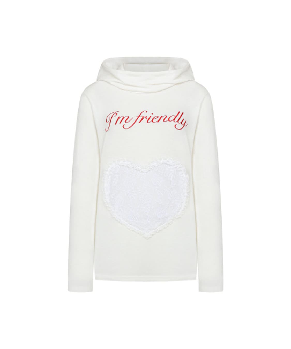 [제니 착용] 스컬프터 Casper Heart Hoodie 상품이미지4