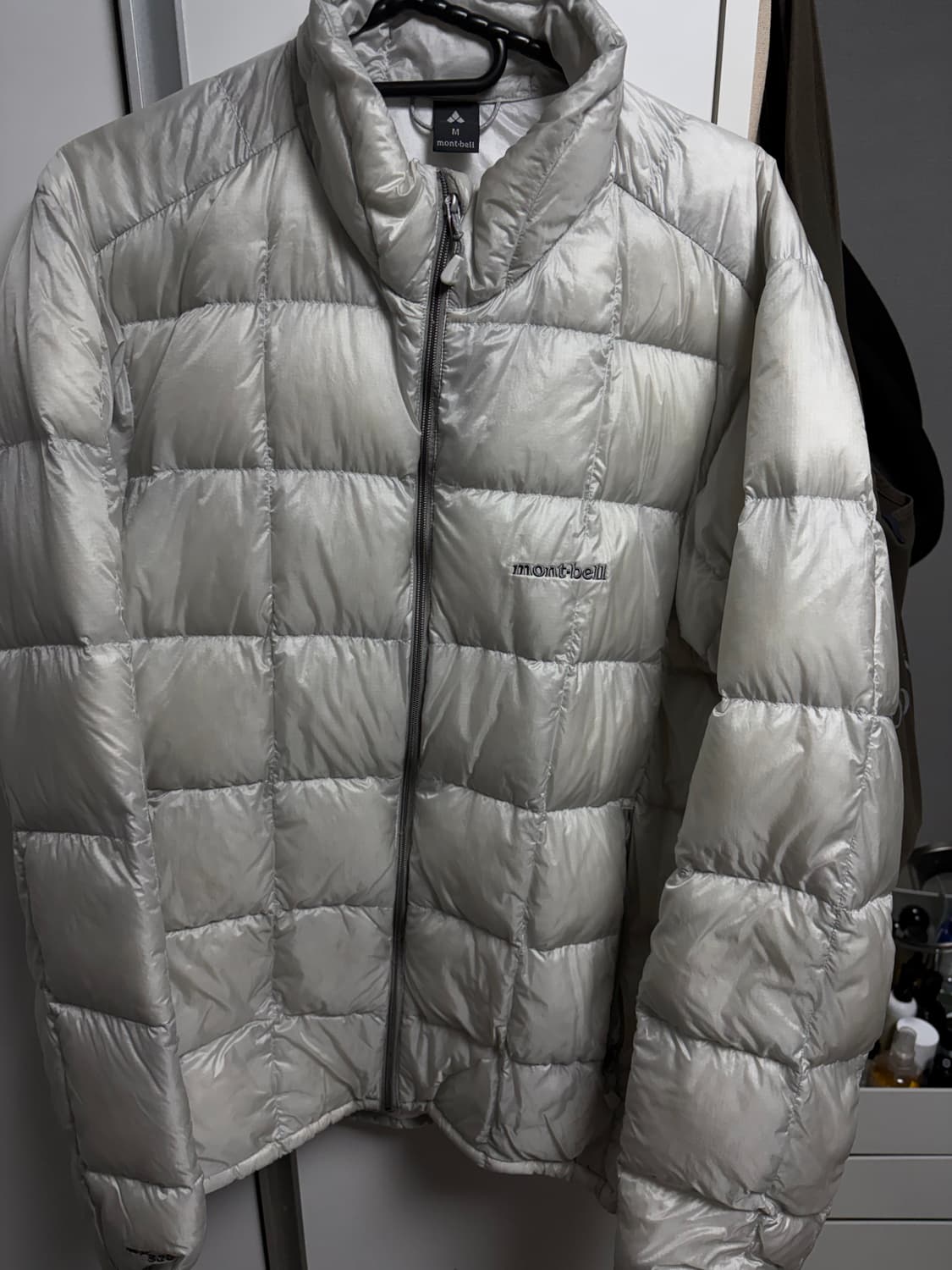 몽벨 슈페리어 패딩 라이트그레이 m 상품이미지1