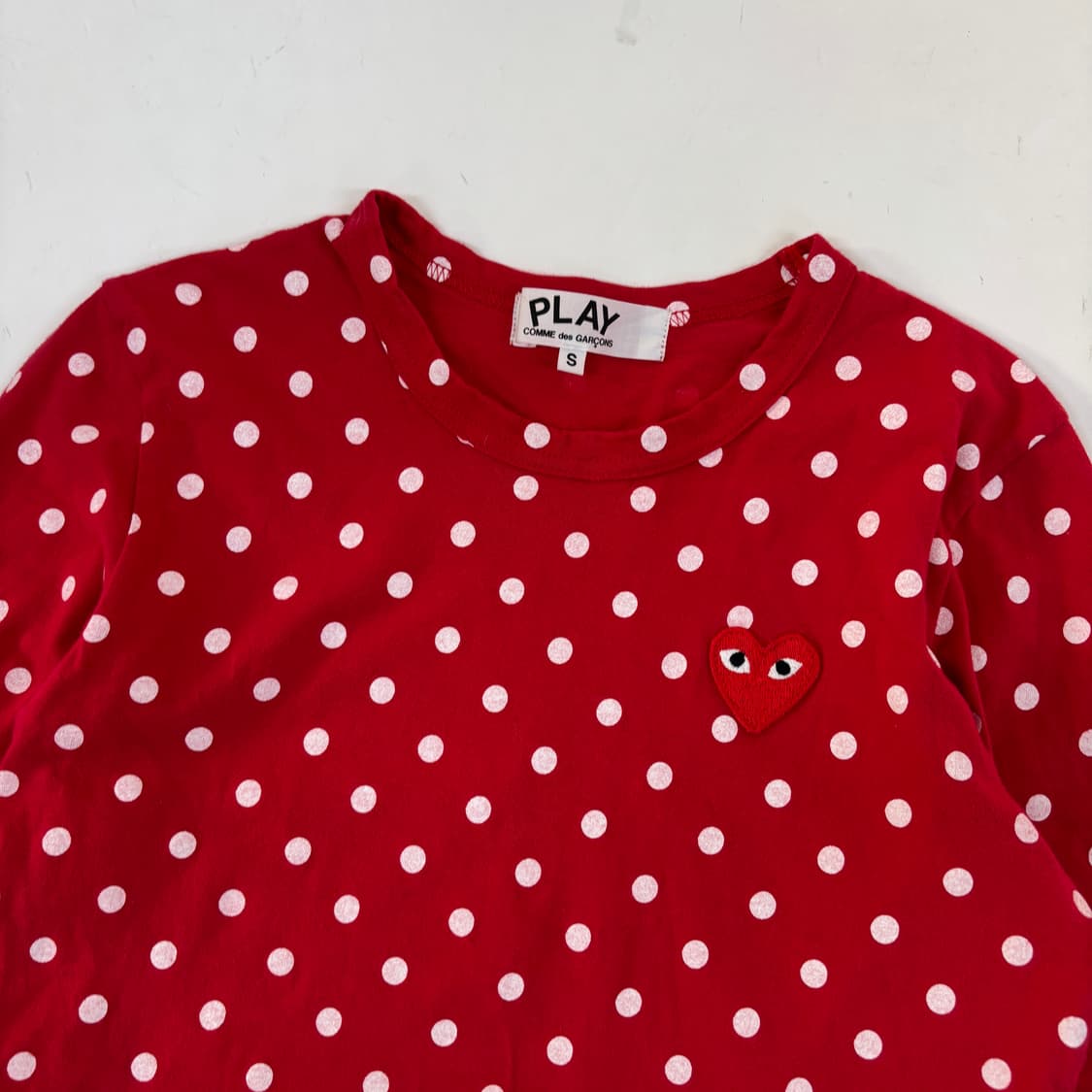 꼼데가르송 도트 롱슬리브 상품이미지4