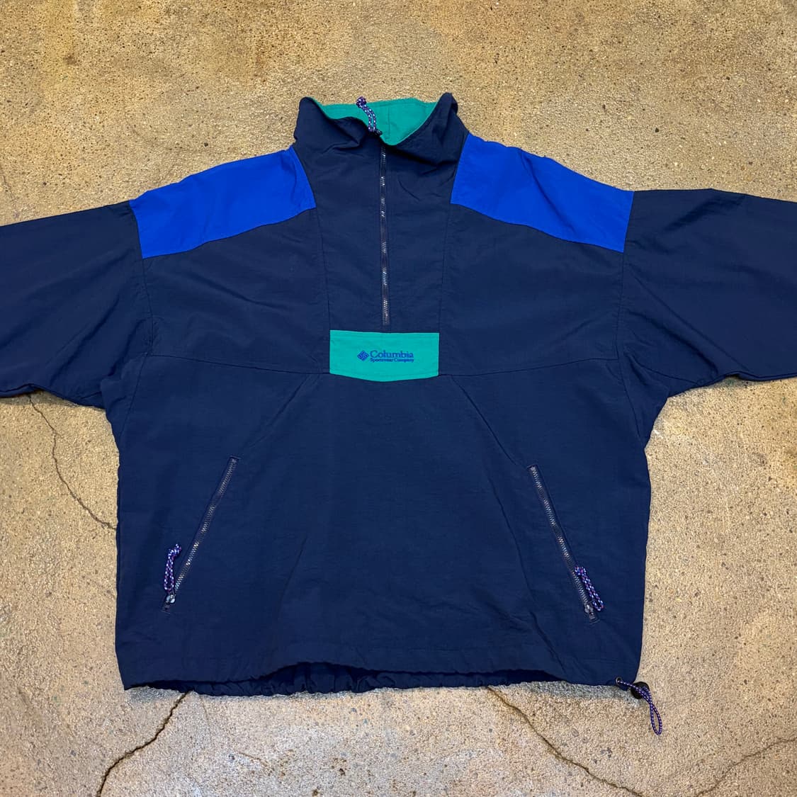 레어 90s USA 빈티지 컬럼비아 아노락 바람막이 상품이미지2