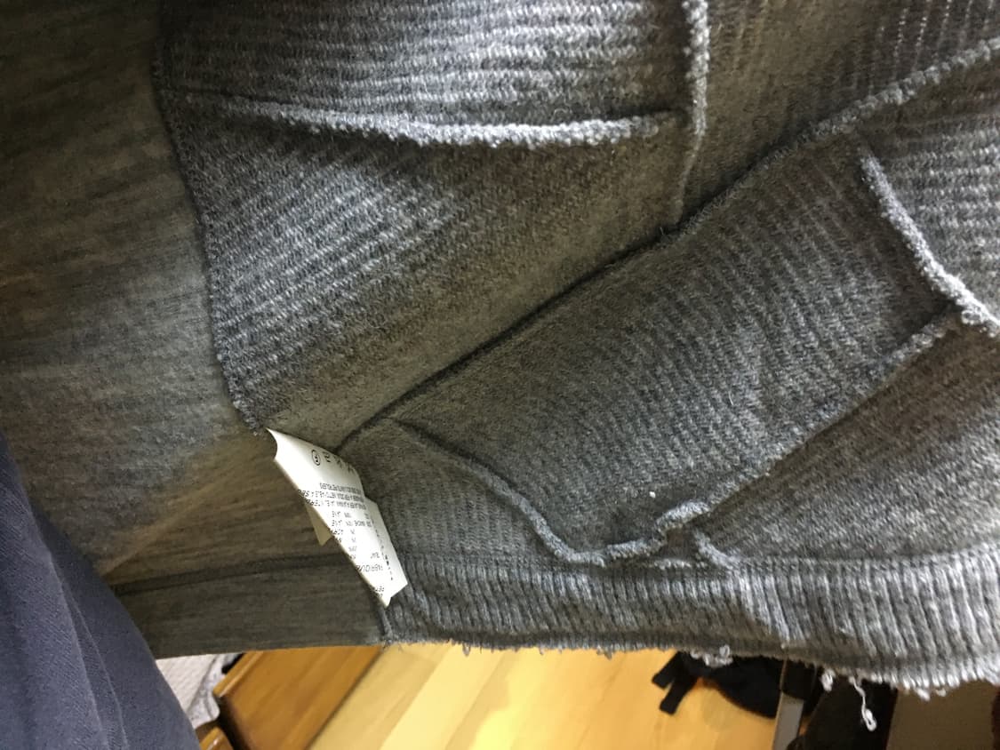 꼼데가르송 옴므 울 패치  집업 상품이미지7