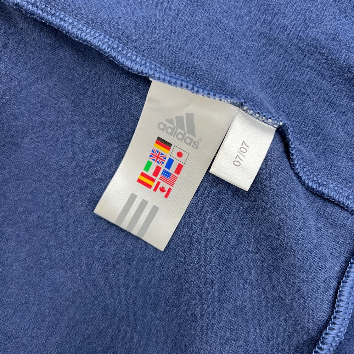 아디다스 네이비 벨벳 트랙 자켓 S 상품이미지8