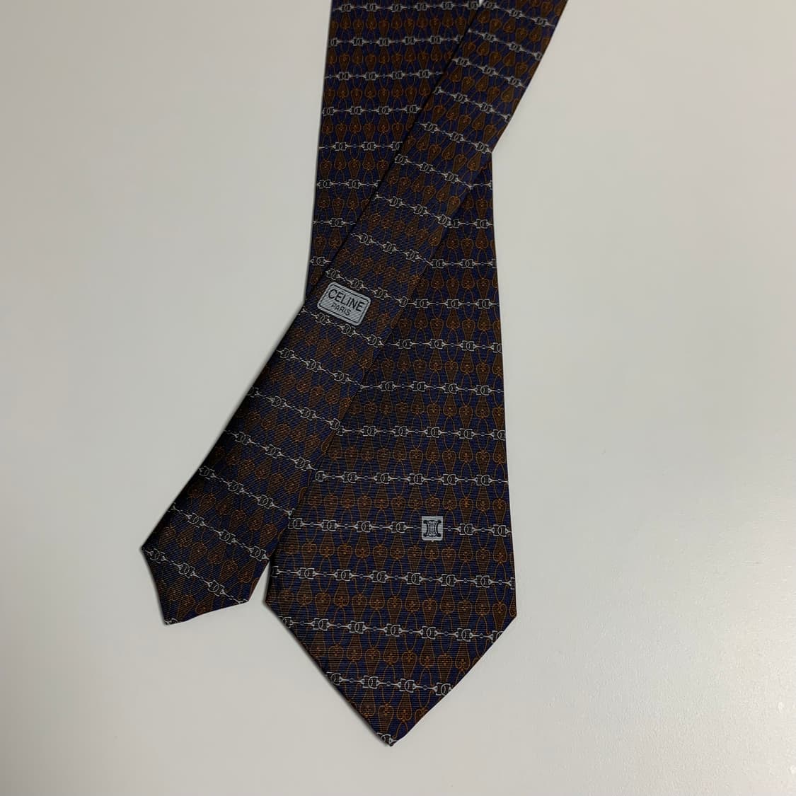 셀린느(CELINE) 기하학적패턴 명품넥타이 최상급 A+ 8.5cm 상품이미지3