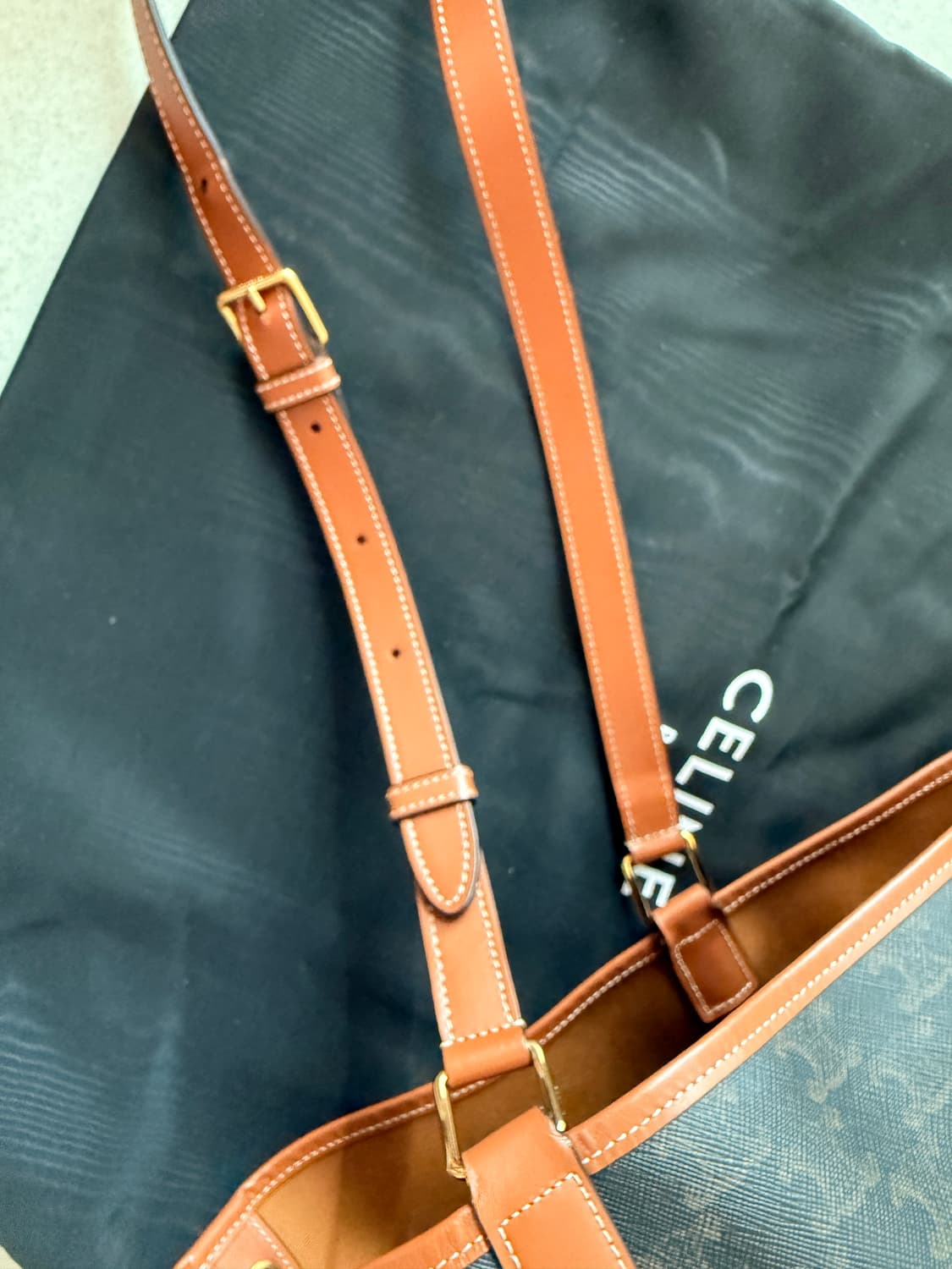 셀린느 트리옹프 버킷백 미디움 상품이미지7