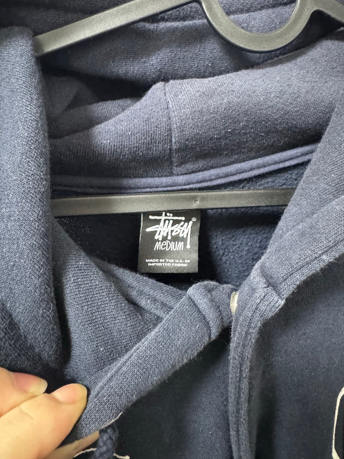 스투시 S로고 월드투어 버튼 후드집업 상품이미지6