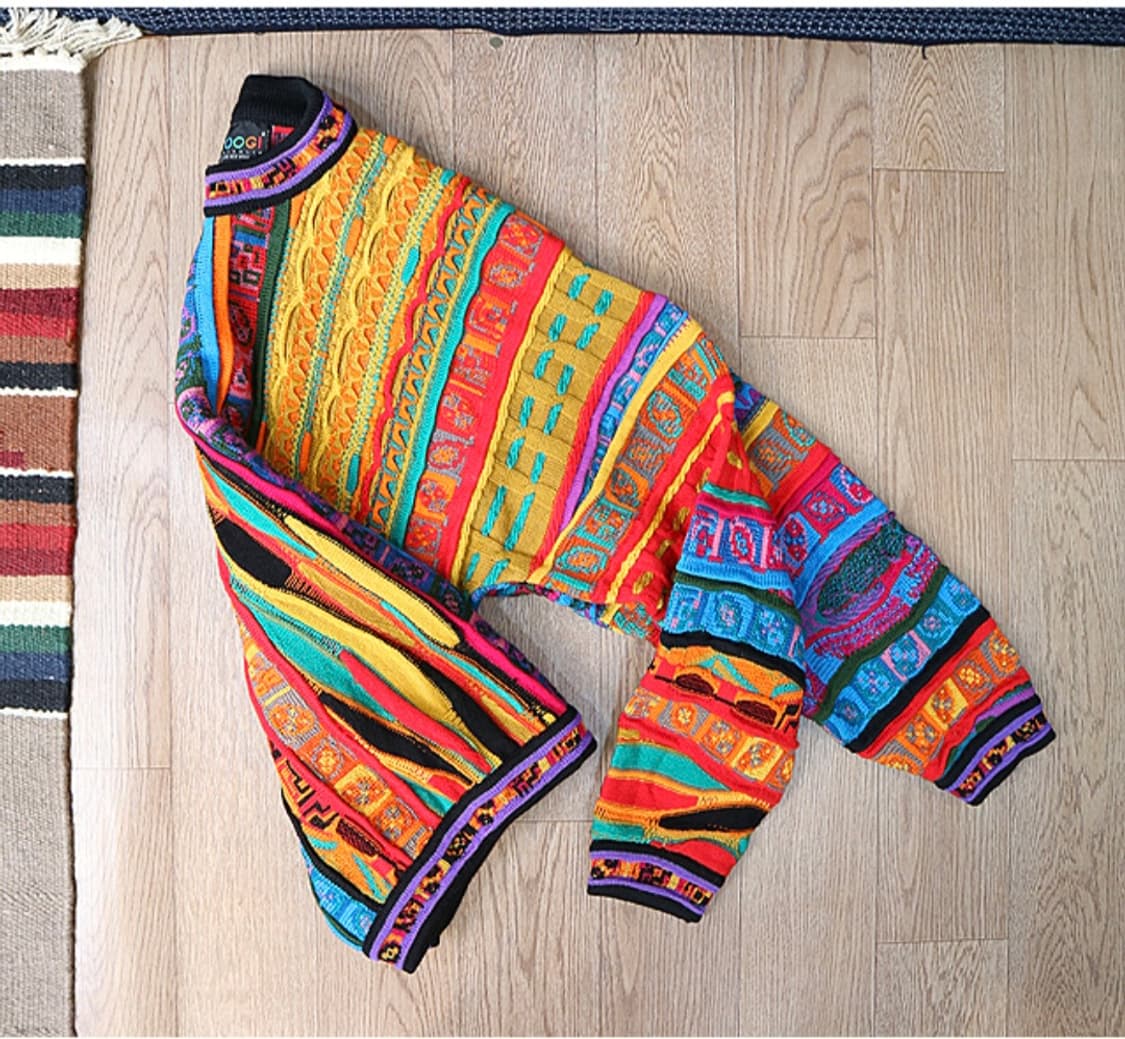 호주메이드 90S  coogi 쿠지 울100% 빈티지 입체 스웨터

 상품이미지2