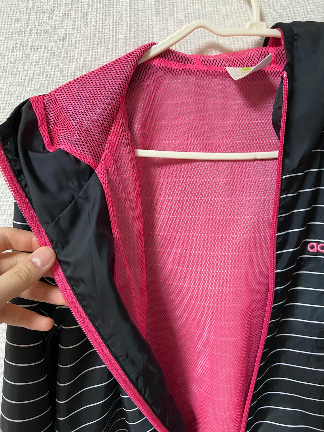 일본 빈티지 아디다스 스트라이프 바람막이 상품이미지7