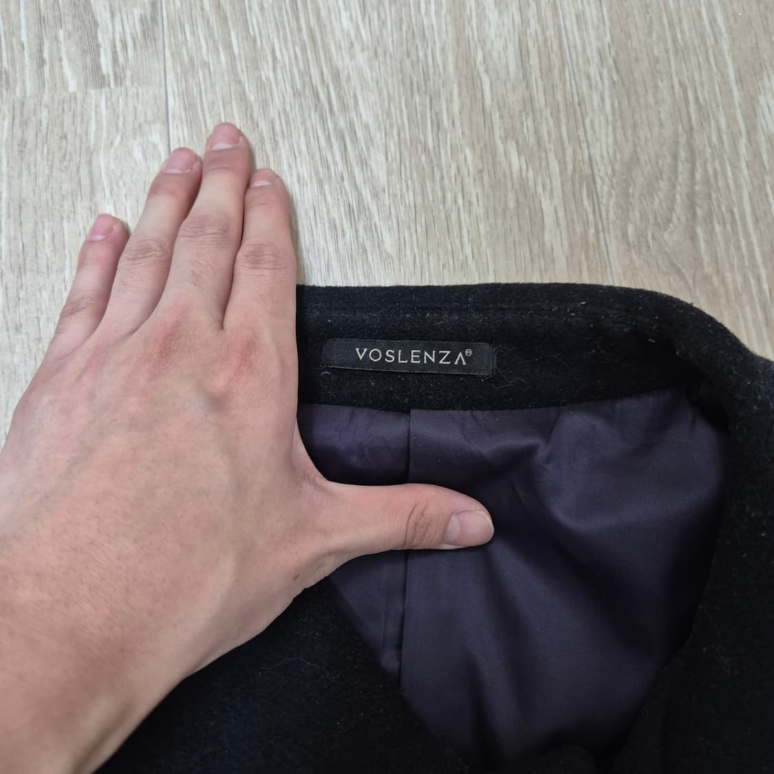 보스렌자 남성 울 캐시미어 싱글 코트 상품이미지4