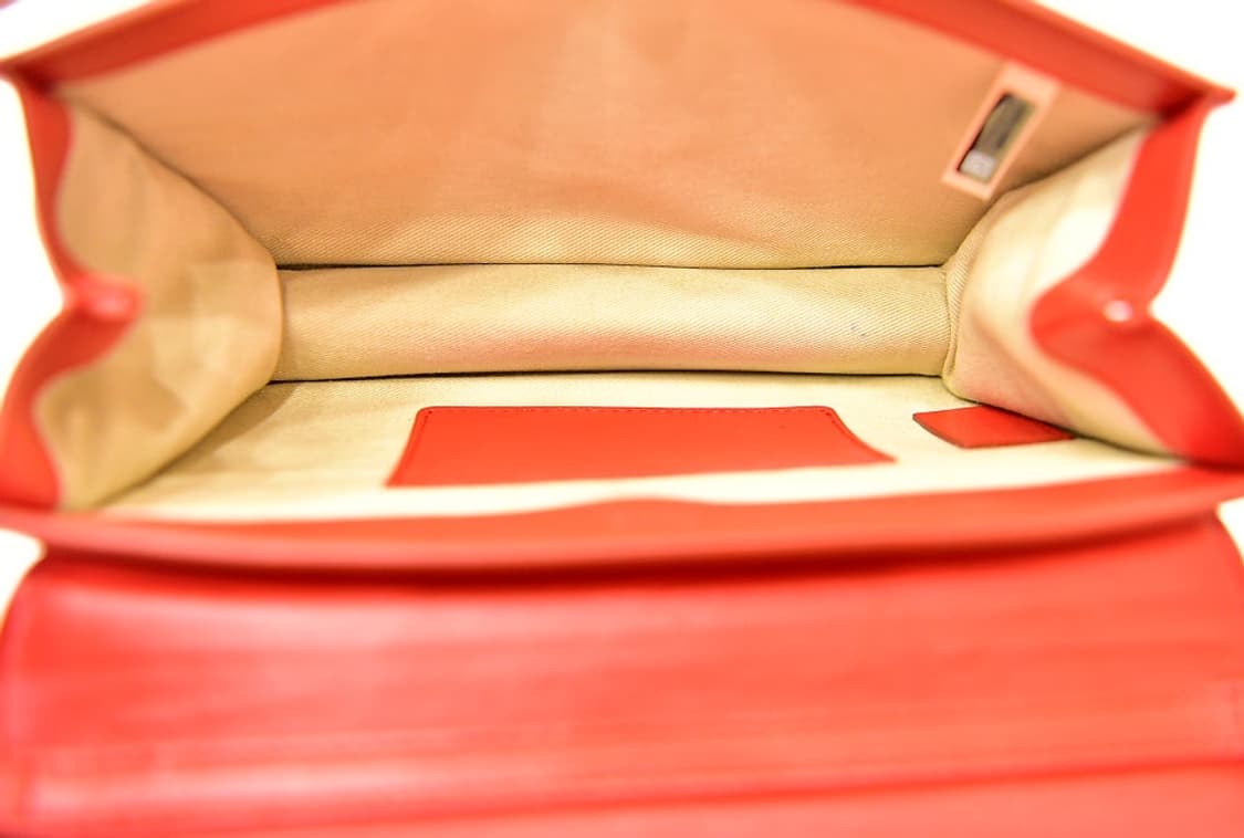 끌로에 레드 C더블 체인 크로스백(정품) 상품이미지10