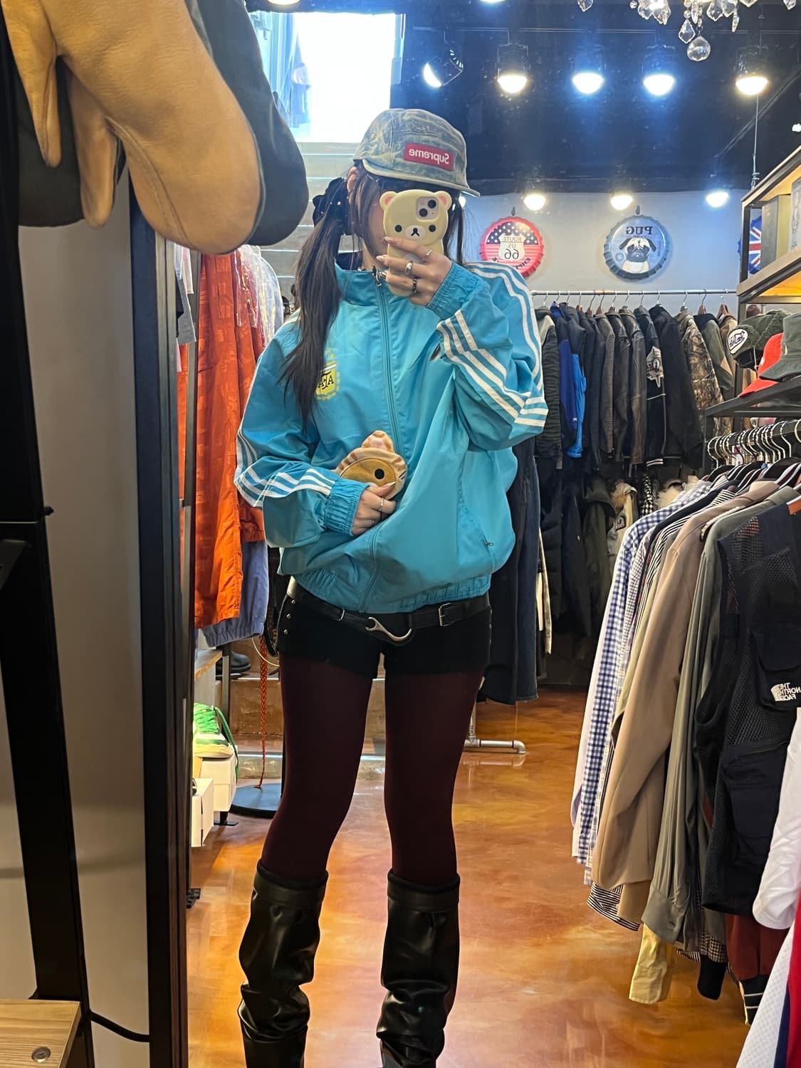 아디다스 아르헨티나 앤섬 자켓 라이트 블루 상품이미지2