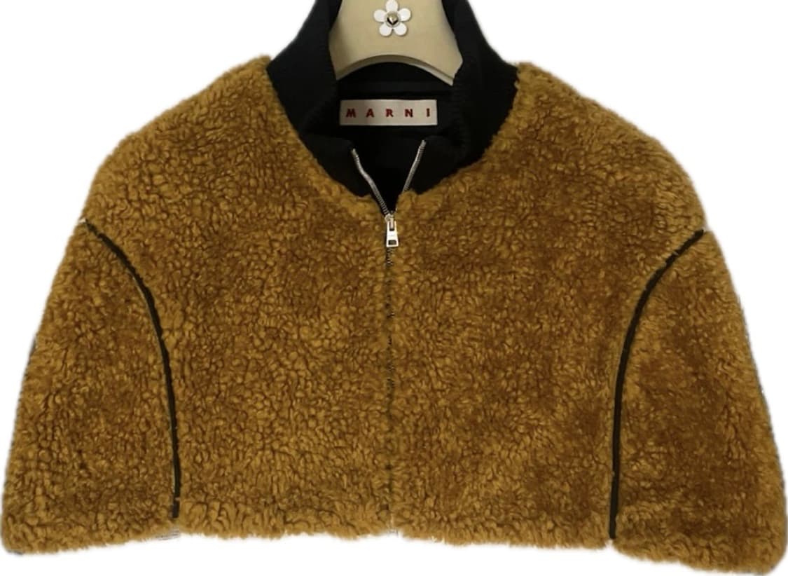 마르니 크롭 퍼 케이프 정품 새상품 상품이미지1