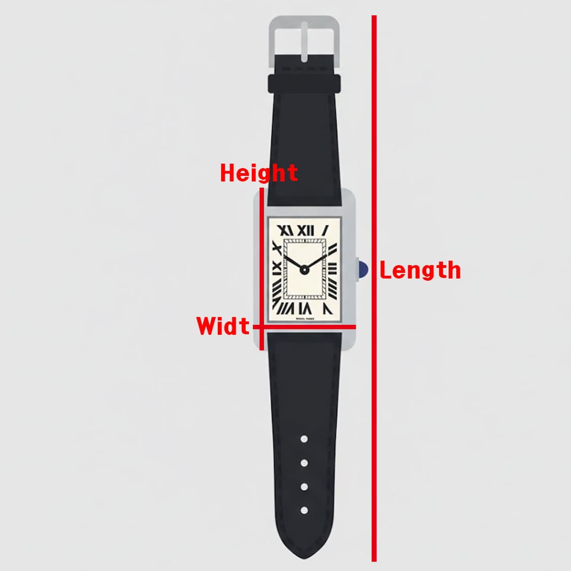 발렌시아가 빈티지 라운드 쿠션케이스 시계  상품이미지8