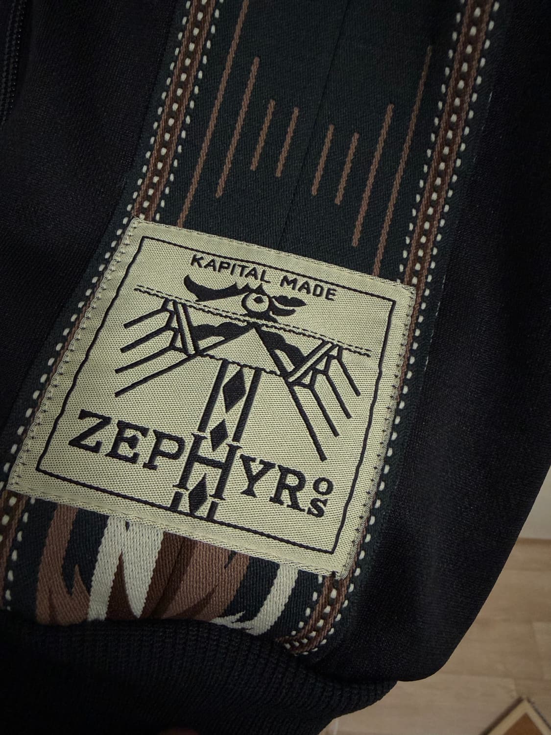 캐피탈 스무스 저지 코치 & 제피르 트랙 자켓 블랙 상품이미지6