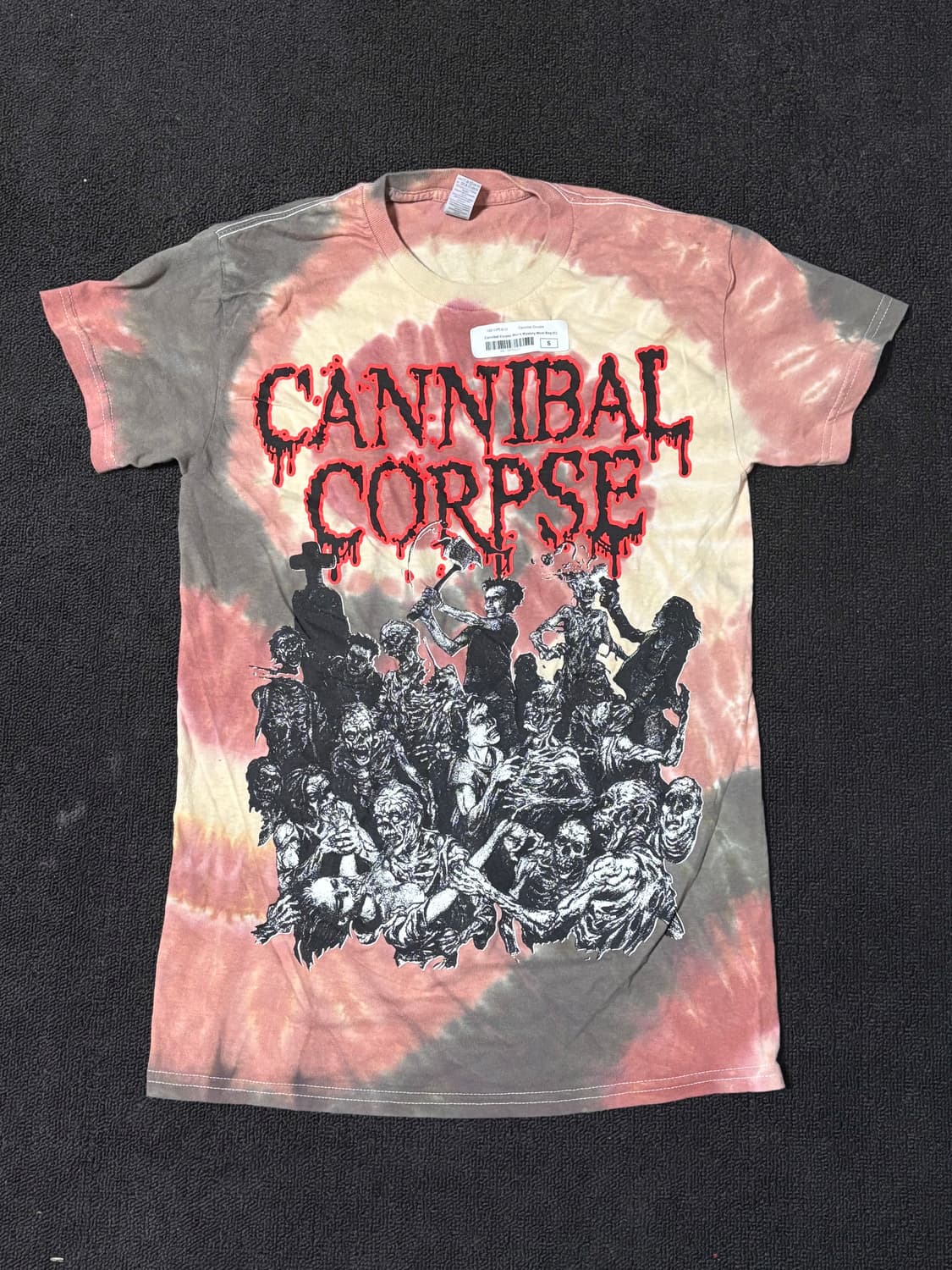 새상품 카니발콥스 2024 북미투어 타이다이 티셔츠 락티 밴드티 상품이미지1