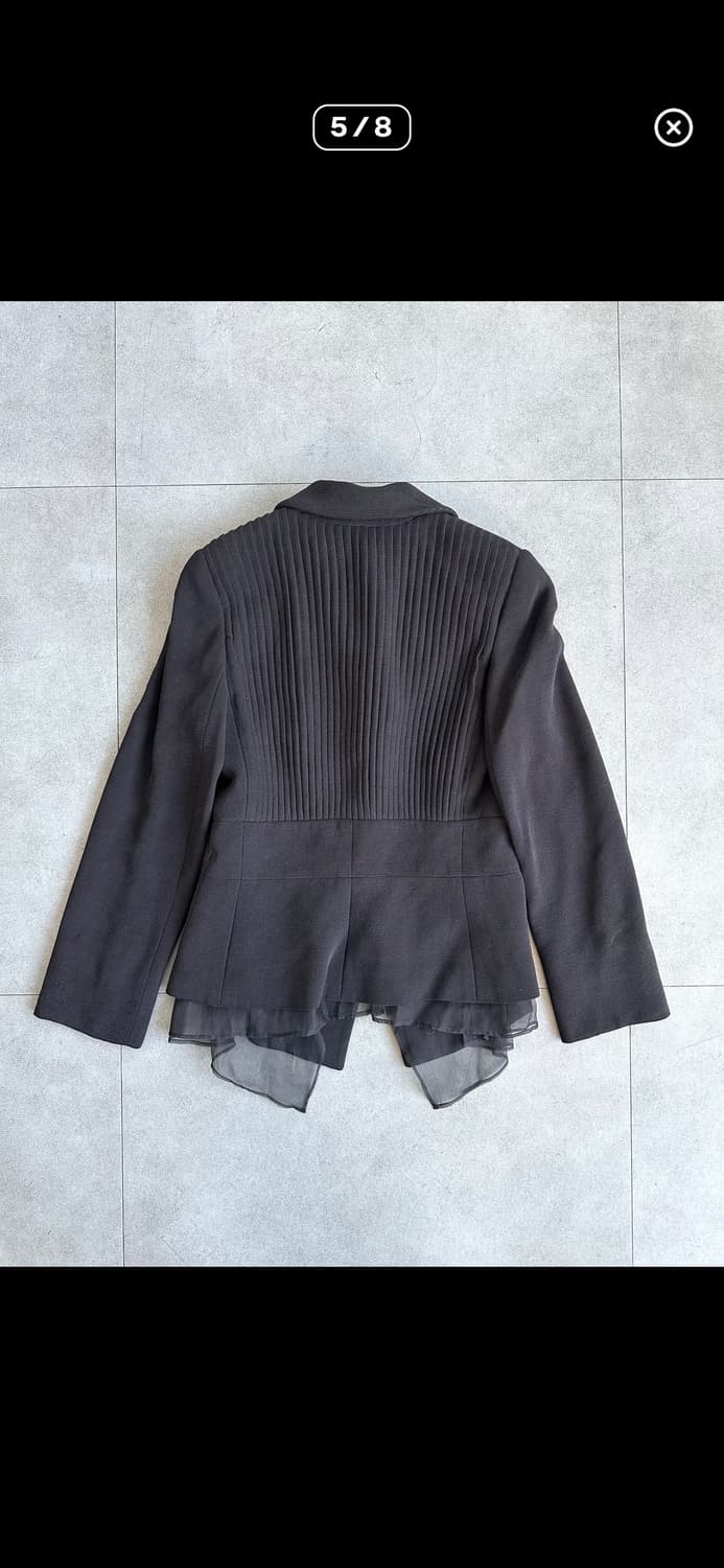 조르지오 아르마니 아카이브 실크 쉬폰 레이어드 블레이저 상품이미지5