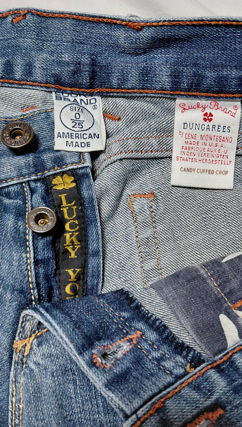 [Lucky Brand] 럭키브랜드 빈티지 캔디 커프드 크롭진 (25) 상품이미지4