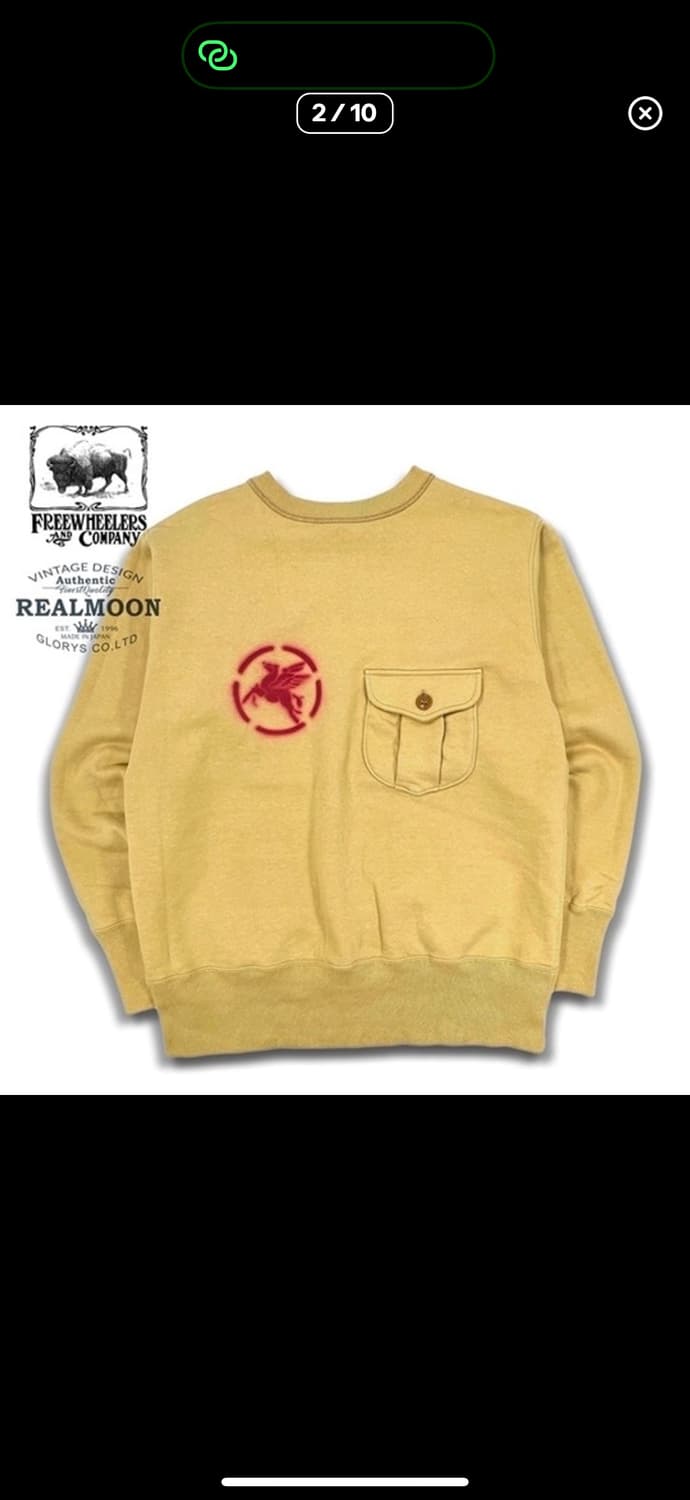 [42]프리휠러스 "PUMP JOCKEY" 포켓 스웻 셔츠 상품이미지3