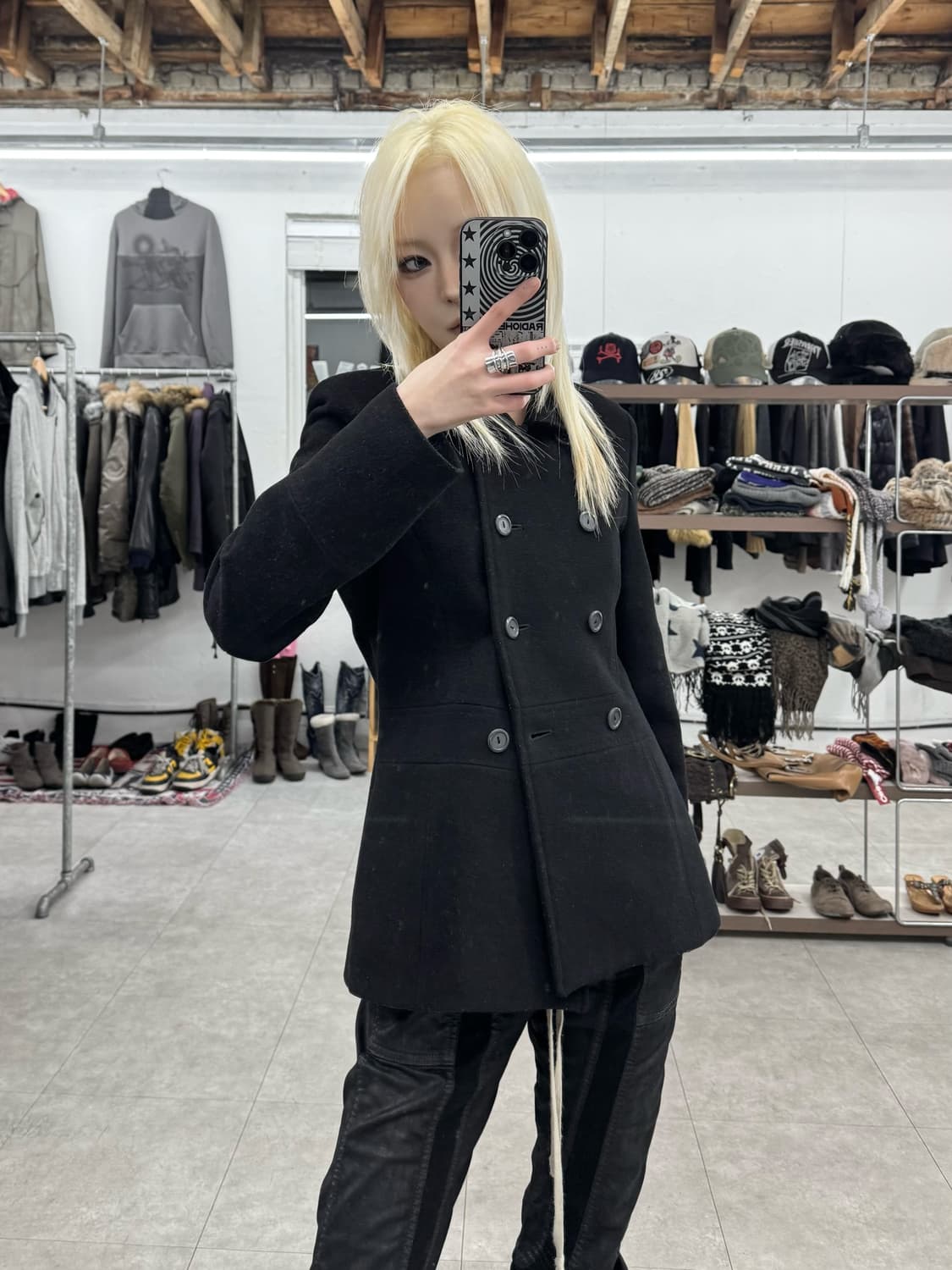 Allo 더블 브레스트 울 자켓 상품이미지7