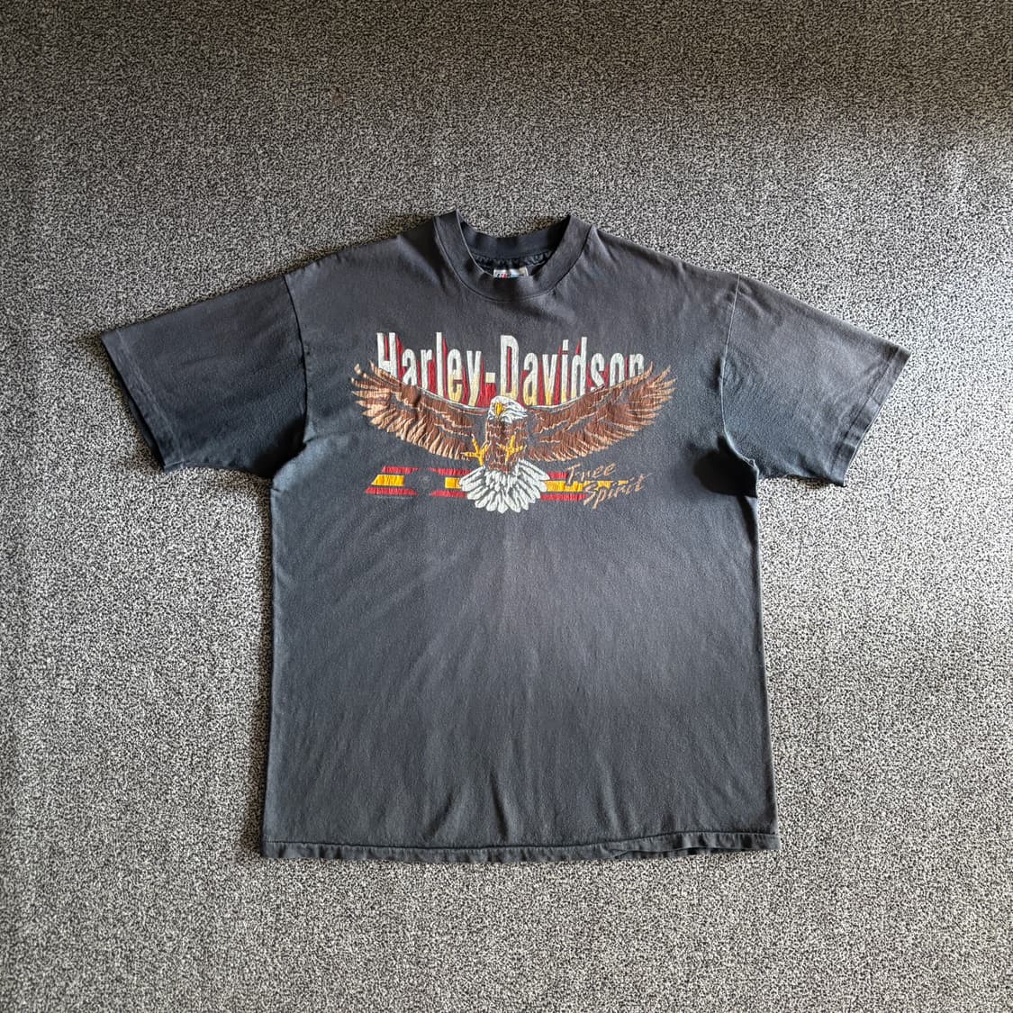 80s 빈티지 할리데이비슨 반팔 티셔츠 상품이미지3