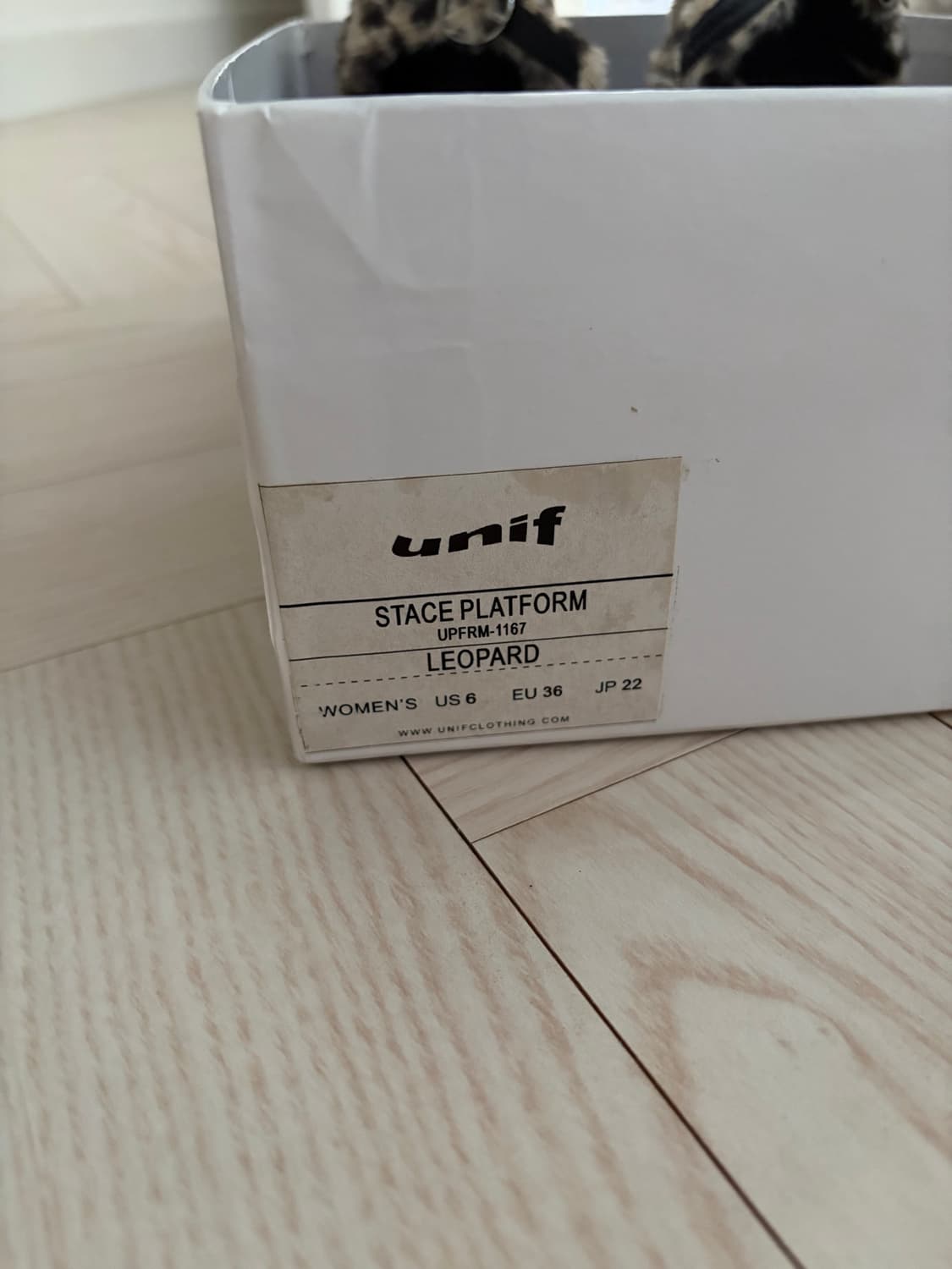 unif 유니프 STACE PLATFORM 레오파드 US6 상품이미지5