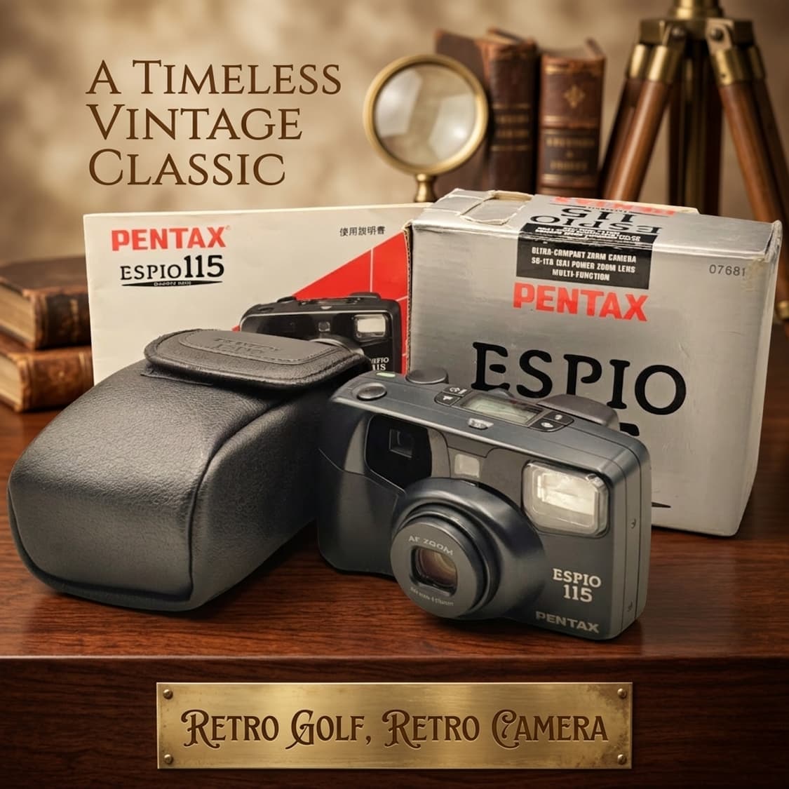 펜탁스 ESPIO 115 박스 신품급 필름카메라 필카 똑딱이 자동 카메라 상품이미지1