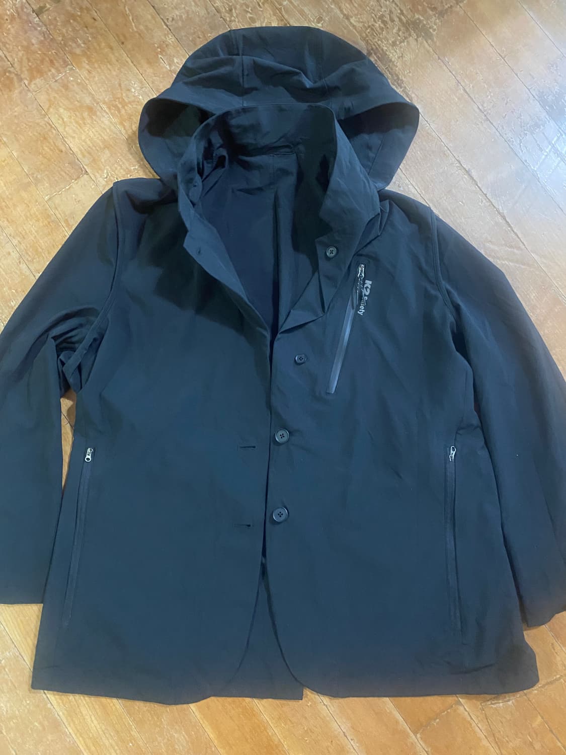 (새상품) K2 Safety 리버서블 블랙 후드 자켓 2XL 새상품 상품이미지1