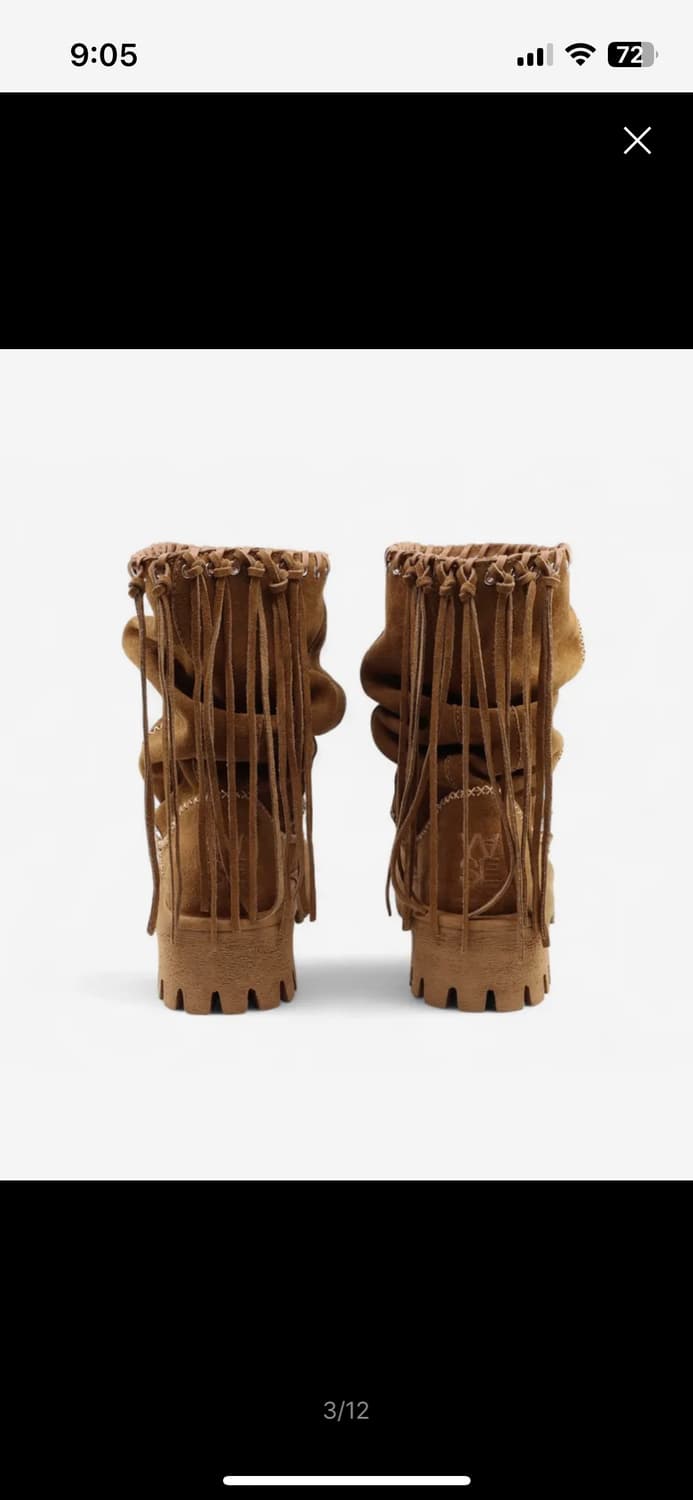 여밈 pigtail boots (suede camel) 250 상품이미지2