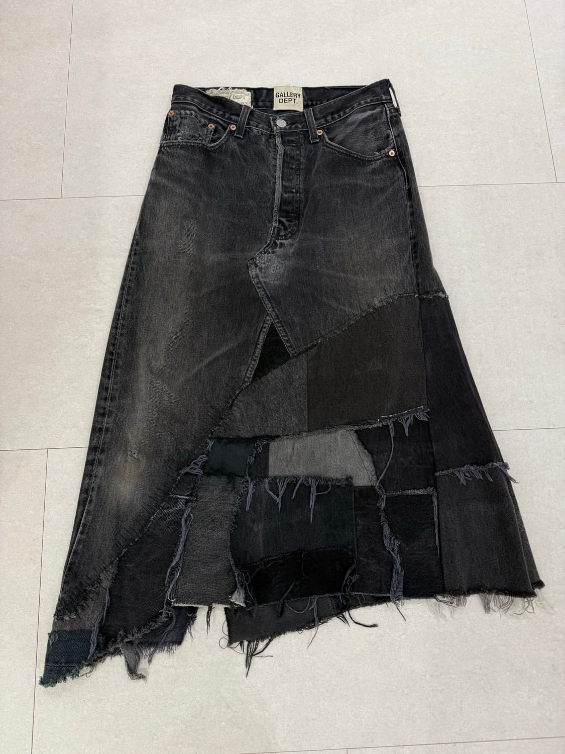 갤러리 디파트먼트 아카이브 패치워크 스커트 상품이미지1