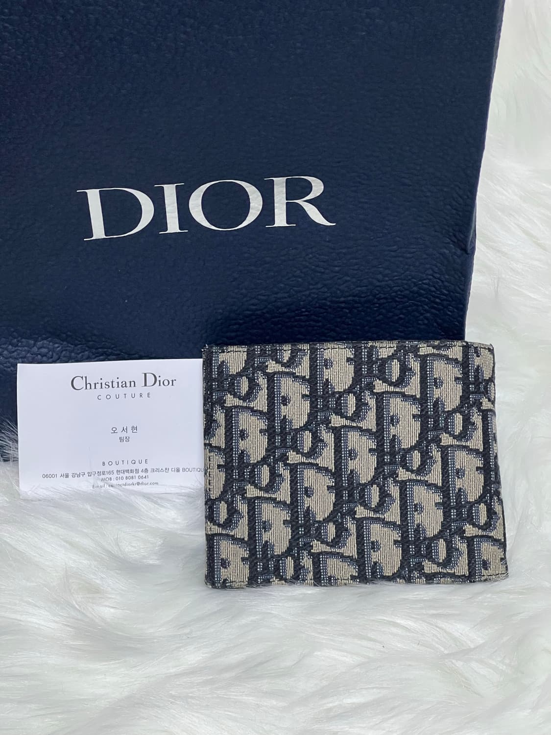 [신형] 디올 오블리크 반지갑 상품이미지2