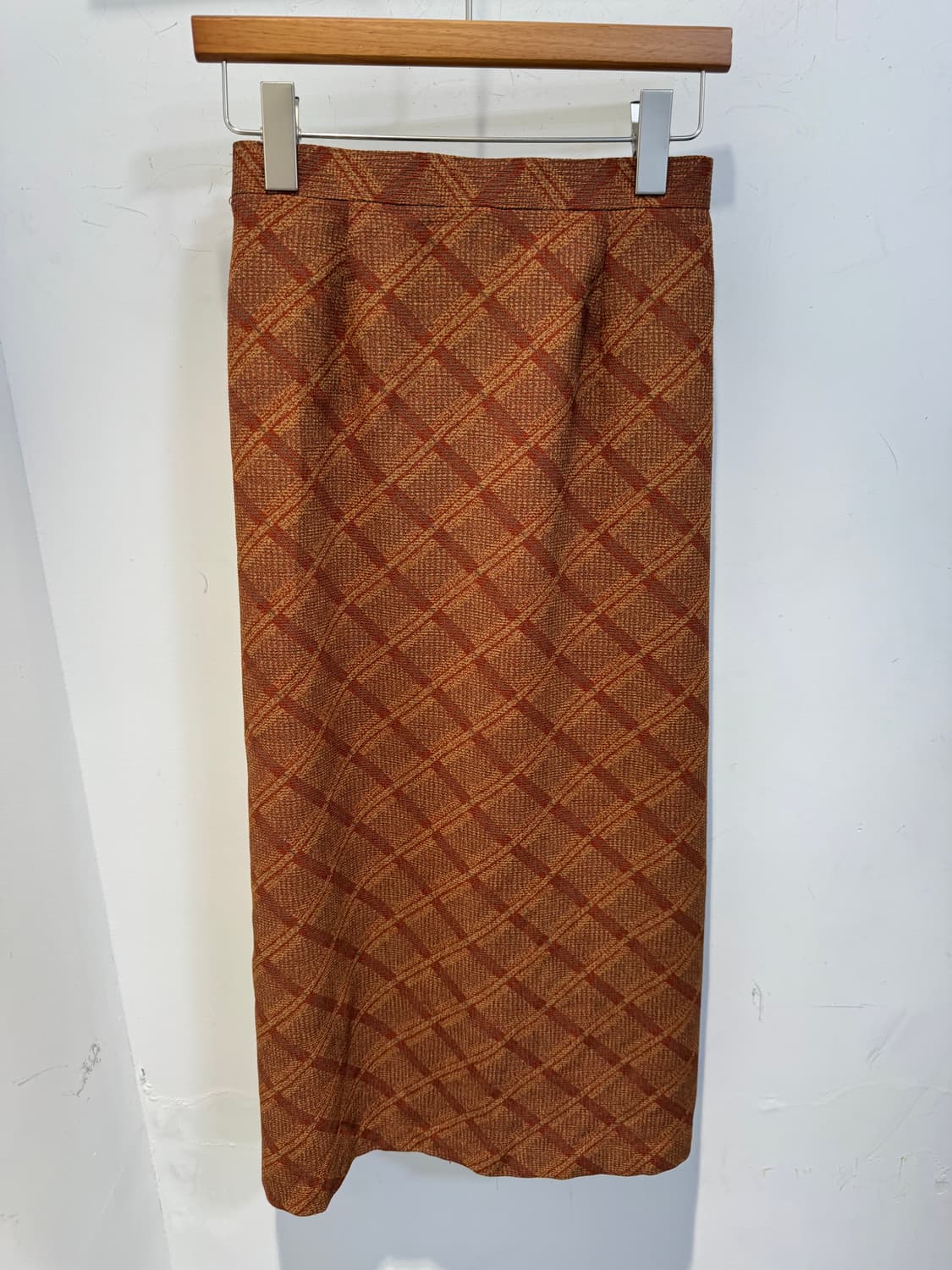 japanese vintage skirt 빈티지 체크 스커트 상품이미지1