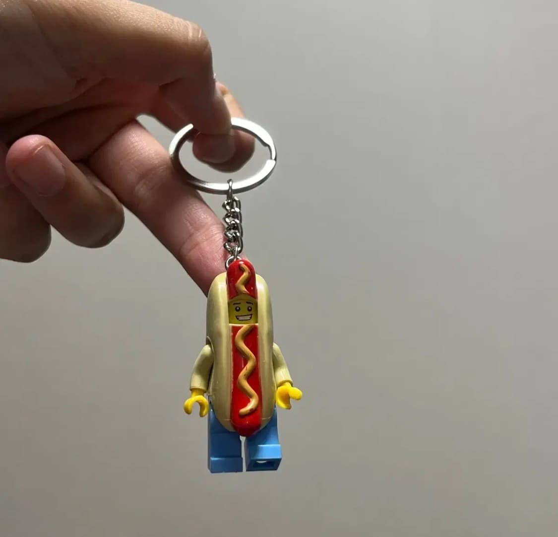 [새상품] 레고키링 핫도그키링 상품이미지2