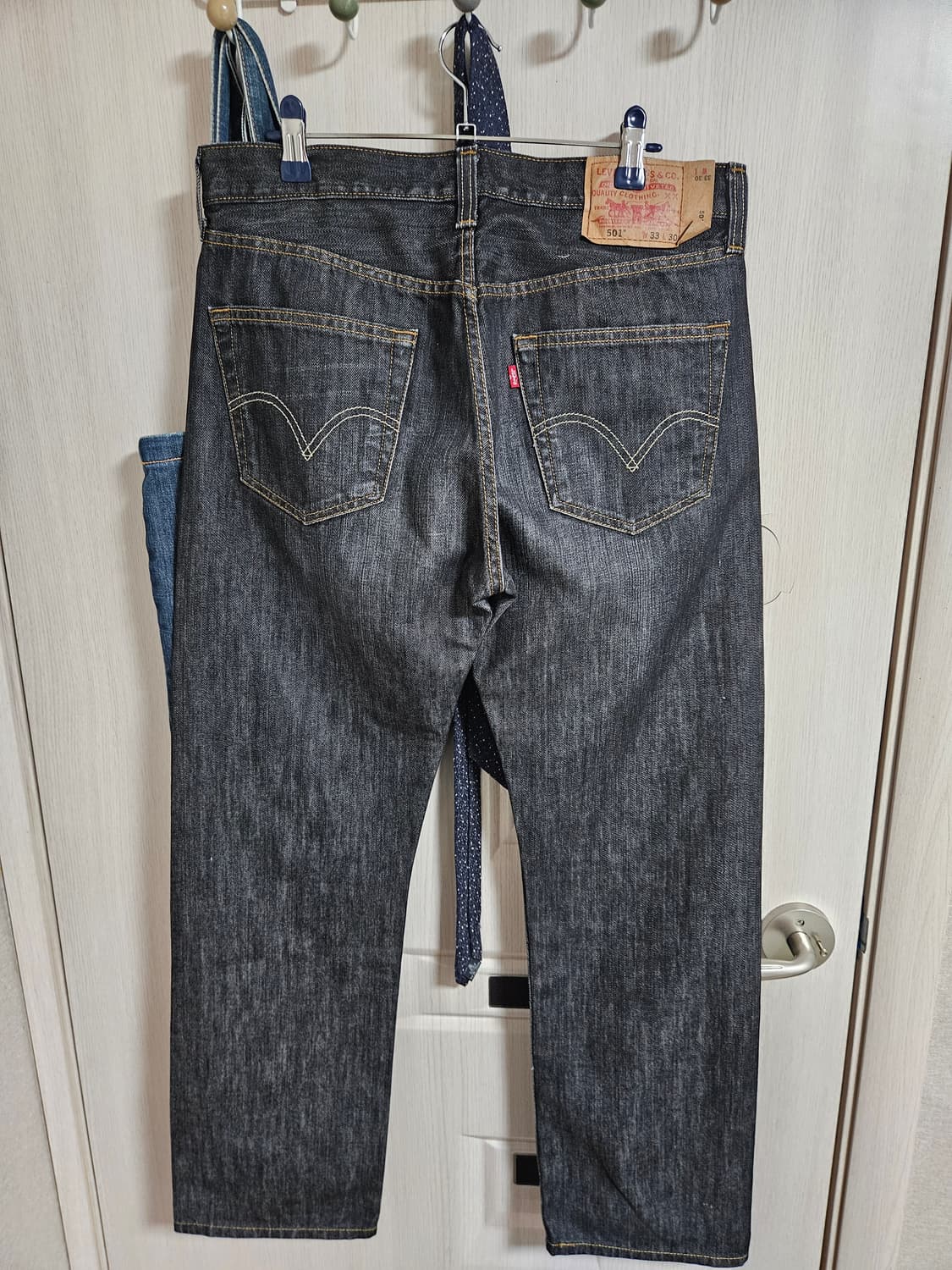 올드 리바이스 501 33x30 흑청 levis  상품이미지1