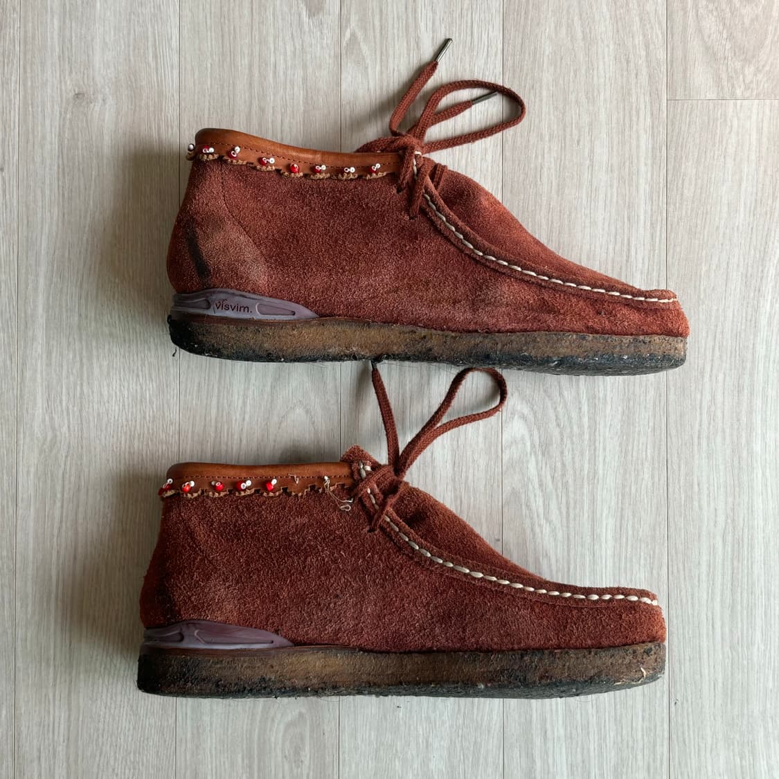 비즈빔(visvim) 스웨이드 미드컷 부츠 / 러스트 컬러 / 감성 빈티 상품이미지3