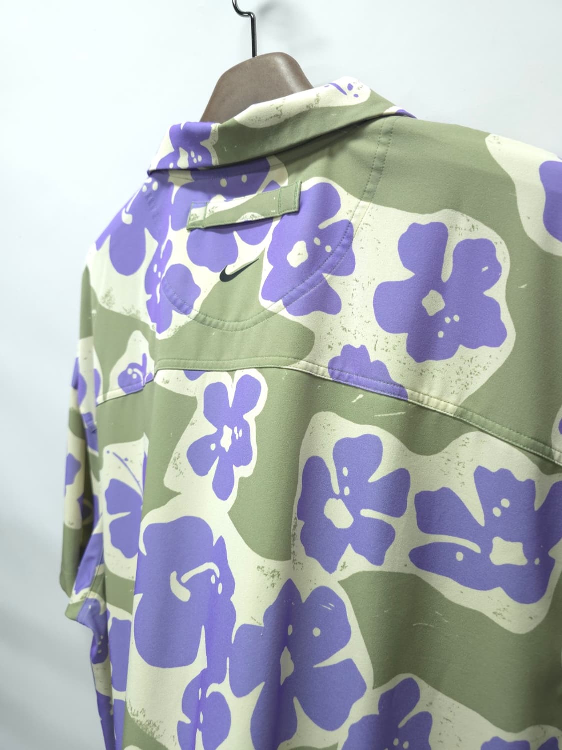 나이키 플라워 패턴 루즈핏 하와이안 반팔 셔츠 (~120)(빅사이즈) 상품이미지9