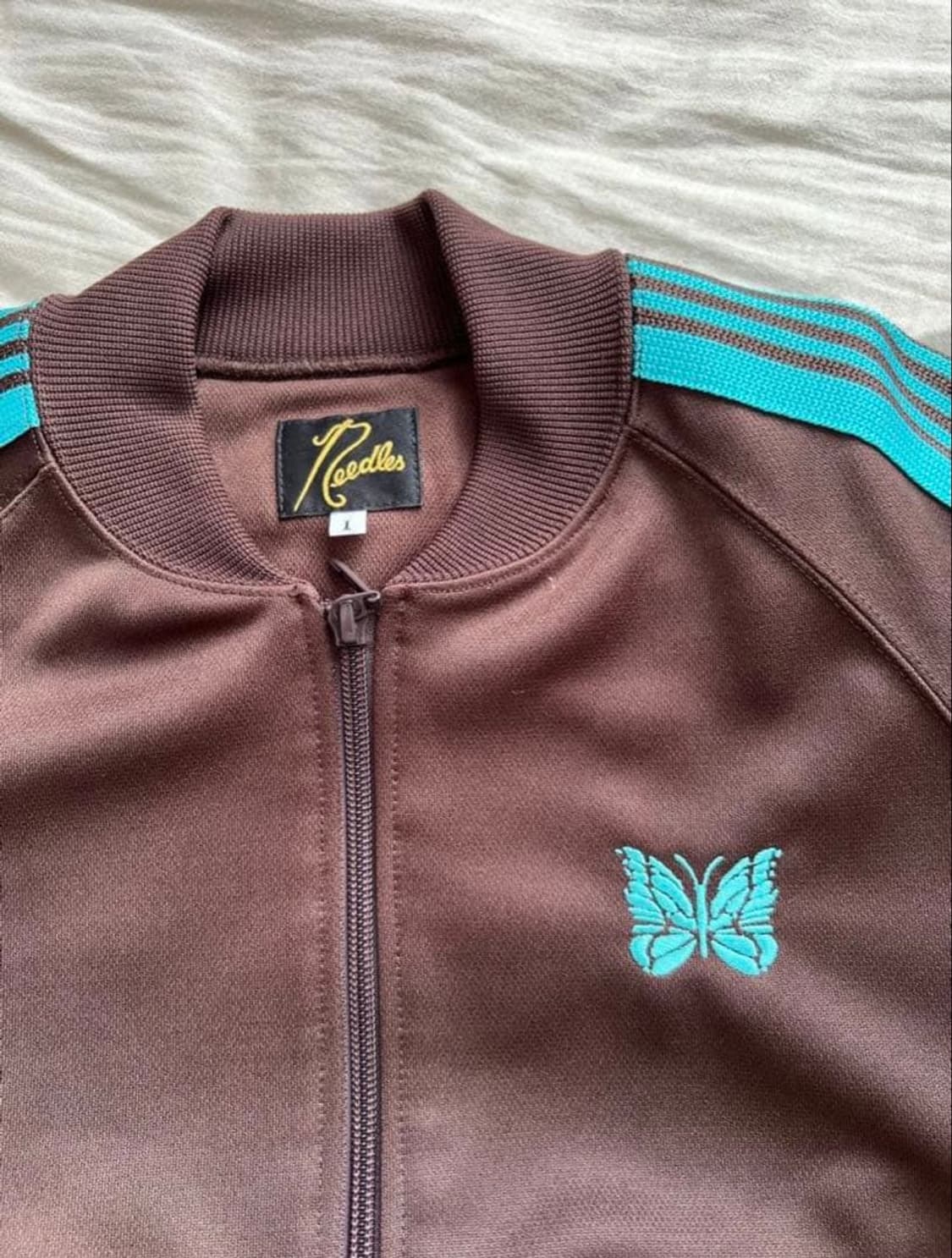 니들스 트랙 자켓 폴리 스무스 브라운 상품이미지2