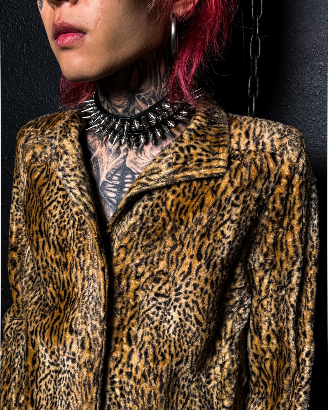Leopard Pattern Crop Jacket 상품이미지2