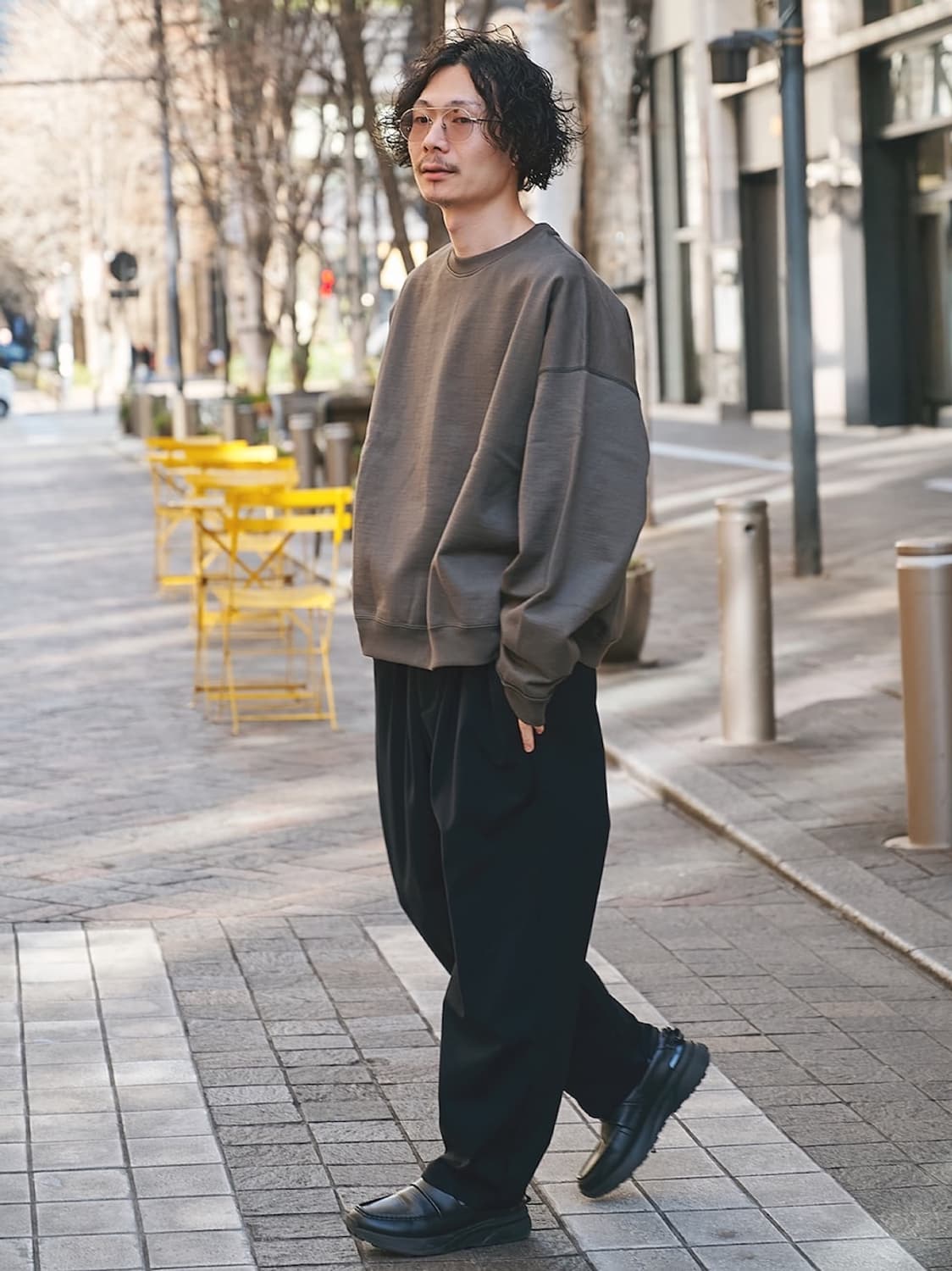 마카웨어 리버스 플리스 크루넥 스웻셔츠 상품이미지6