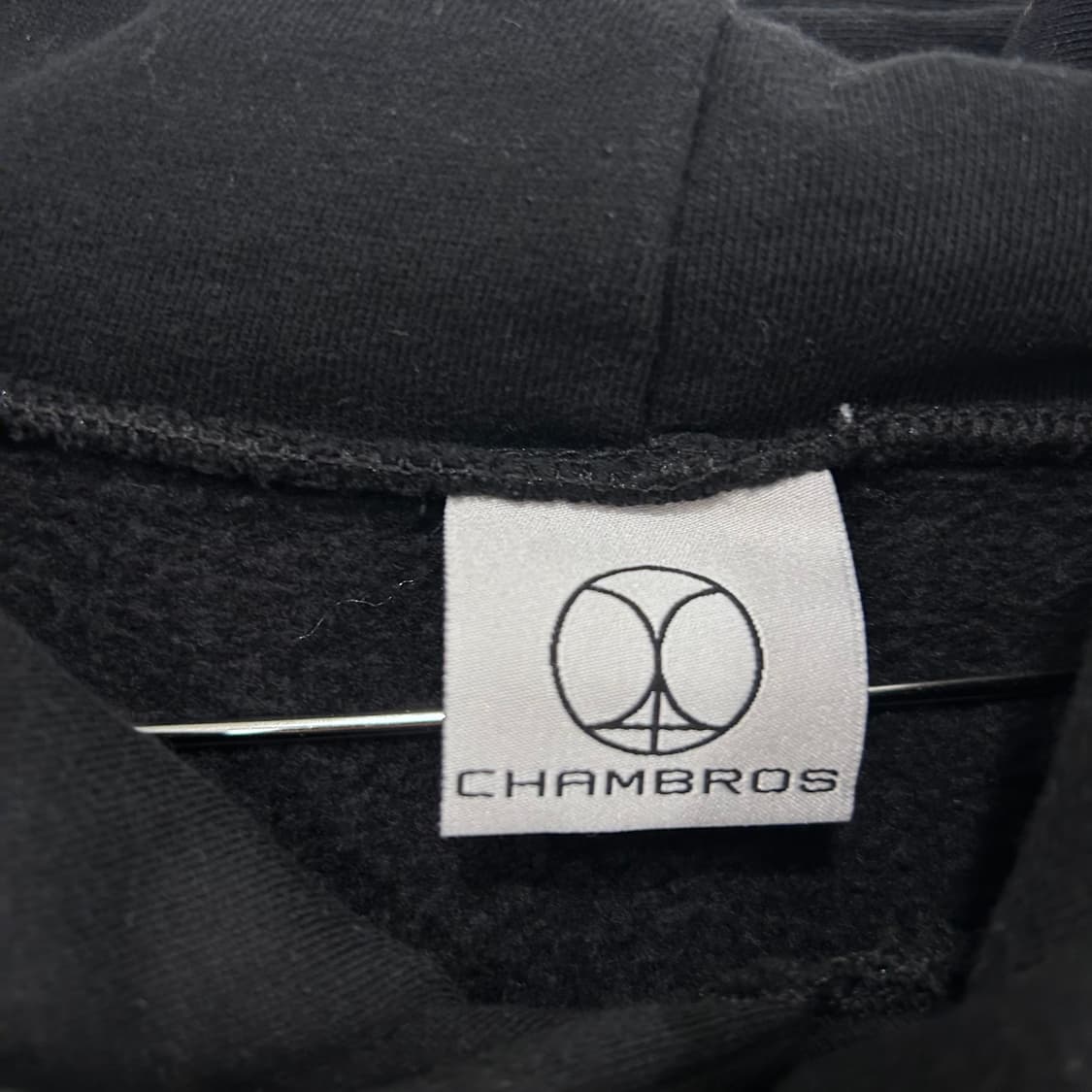 챔브로스 백프린팅 오버핏 기모 후드티 상품이미지3