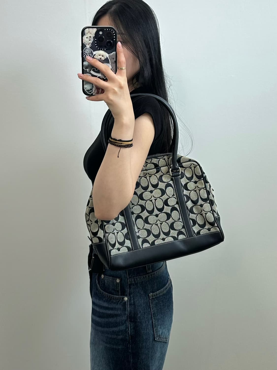 Coach 코치 모노그램 캔버스 숄더백 상품이미지2