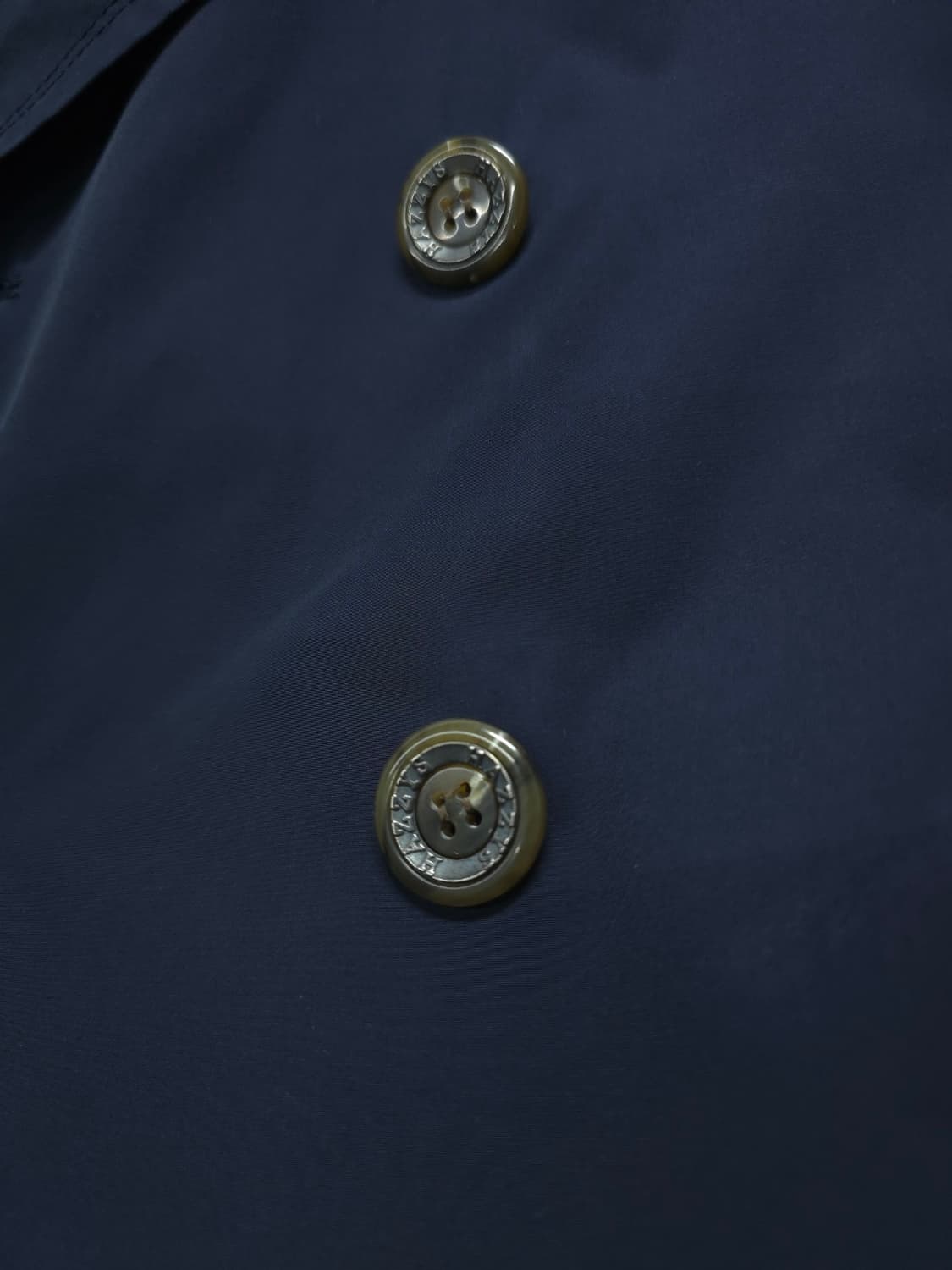 헤지스 여성 네이비 더블 버튼 트렌치 숏코트 (55) 상품이미지5