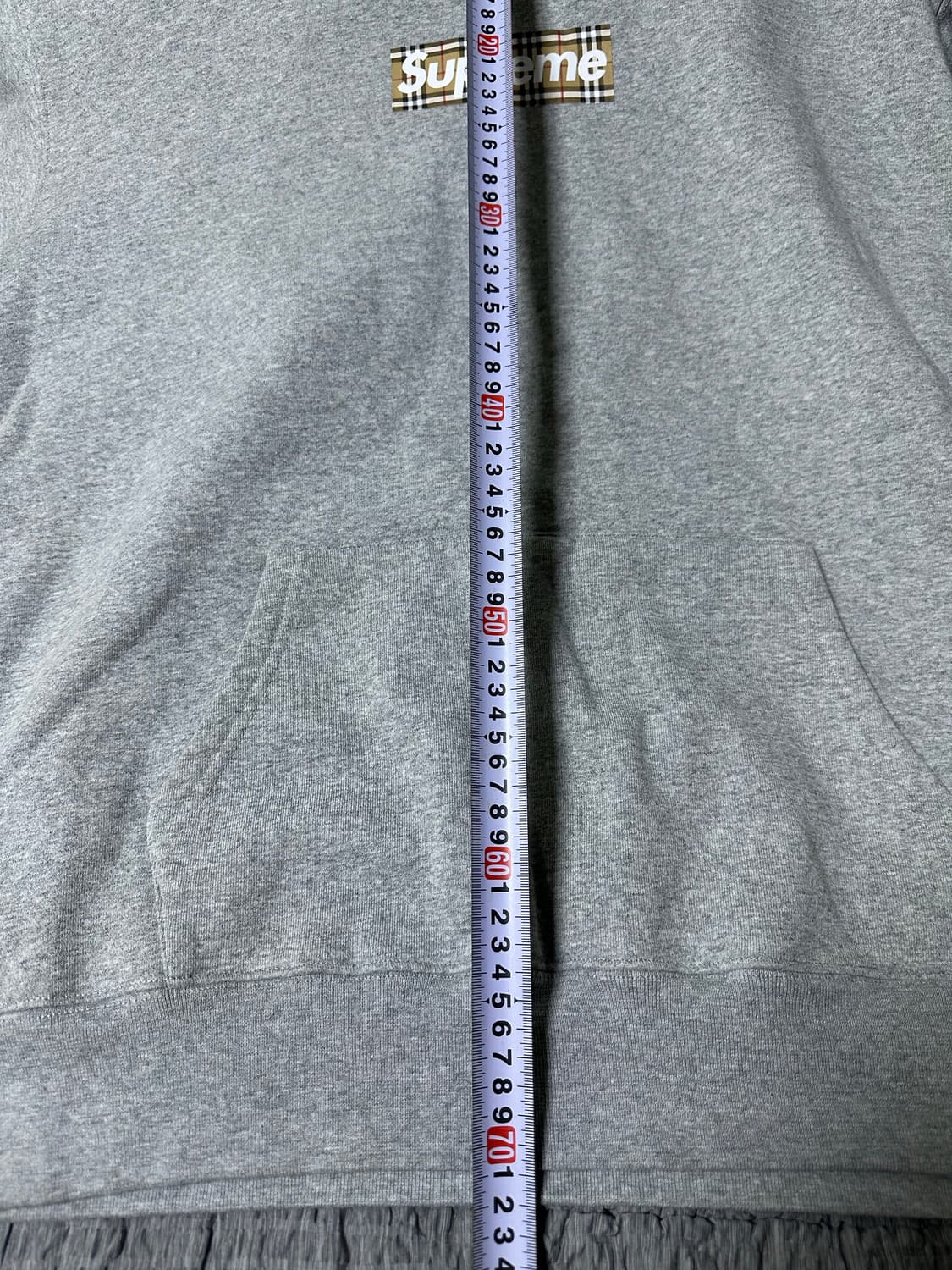 슈프림 버버리 박스 로고 후드 그레이 상품이미지10