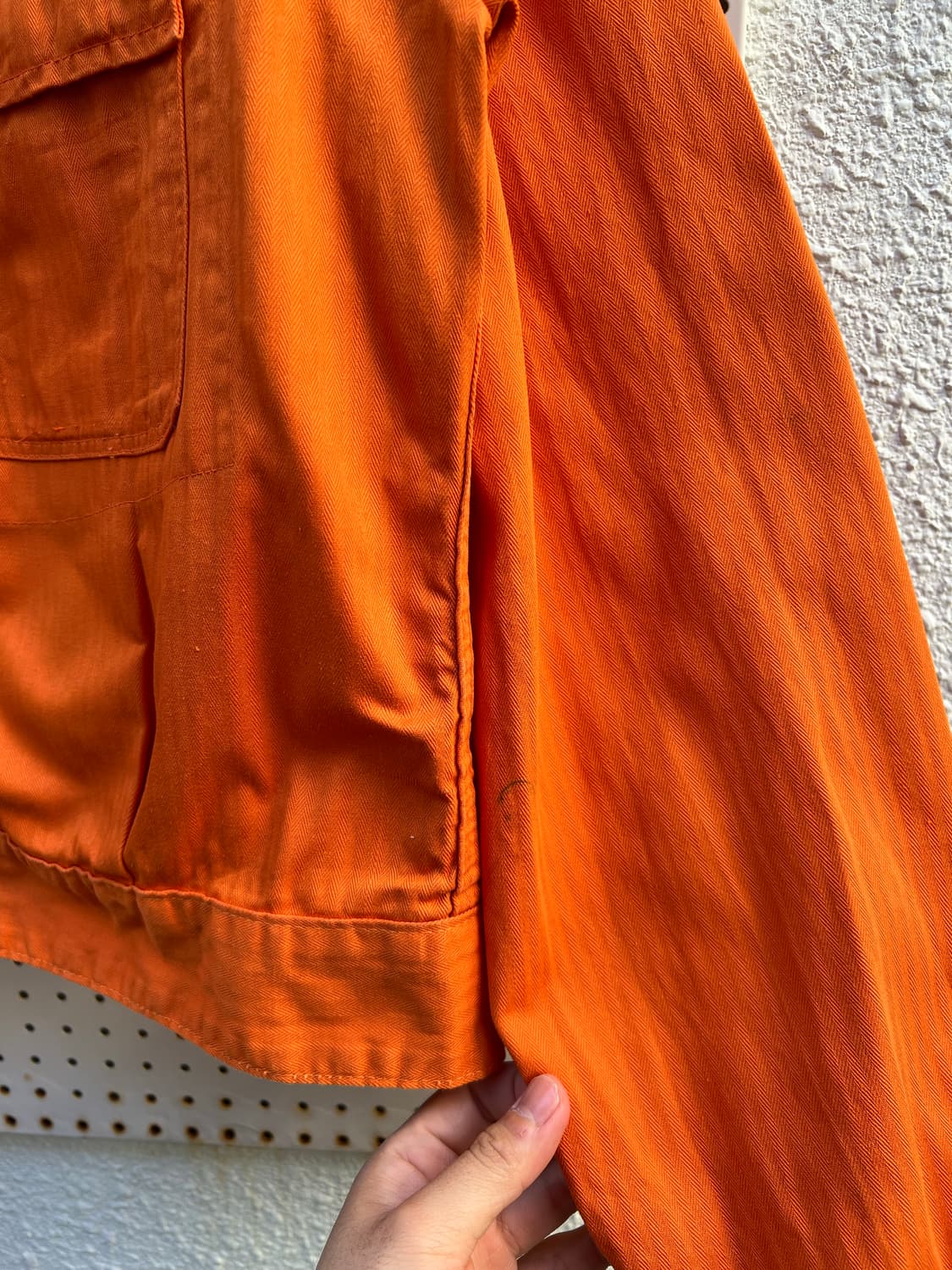 (DEADSTOCK) FRENCH ORANGE 헤링본트윌 프렌치워크자켓 상품이미지6