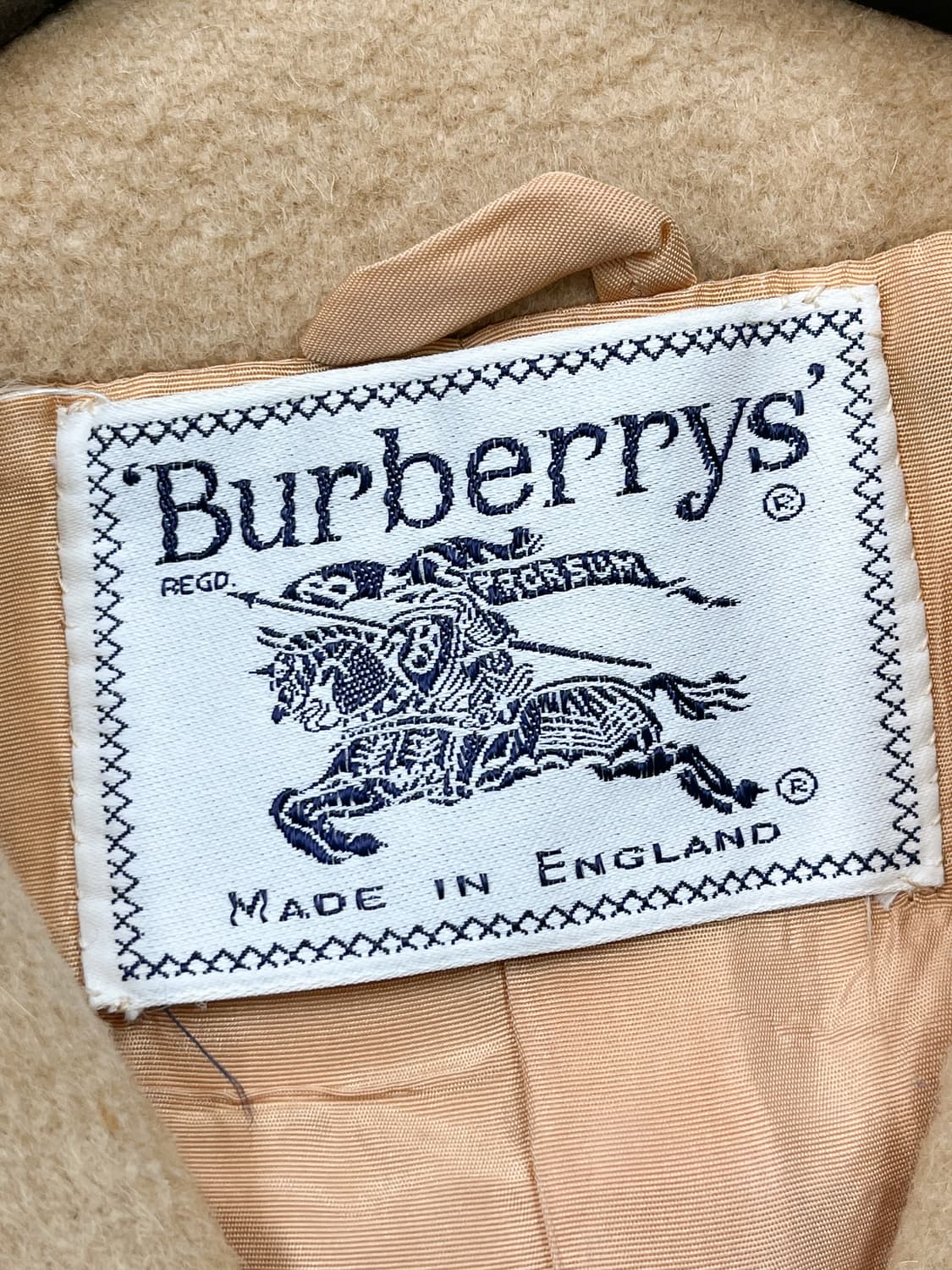 버버리 90's 카멜 헤어 울 코트 상품이미지5