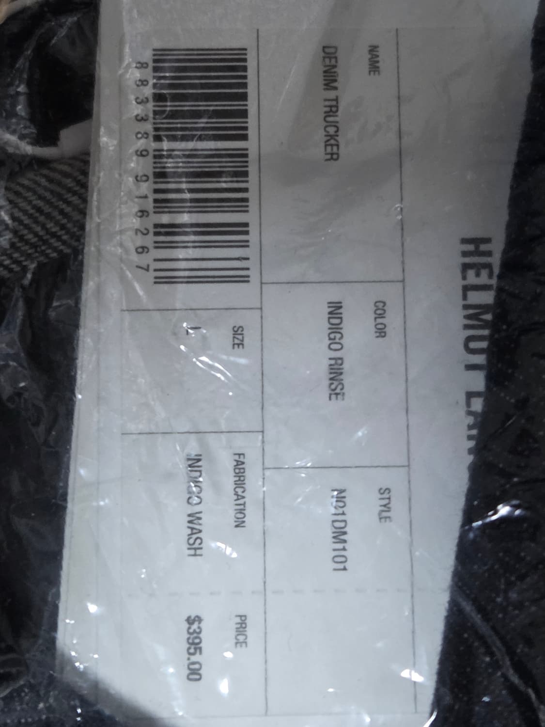 [새상품] 헬무트랭(Helmut Lang) TYPE 2 트러커 데님 자켓 상품이미지8