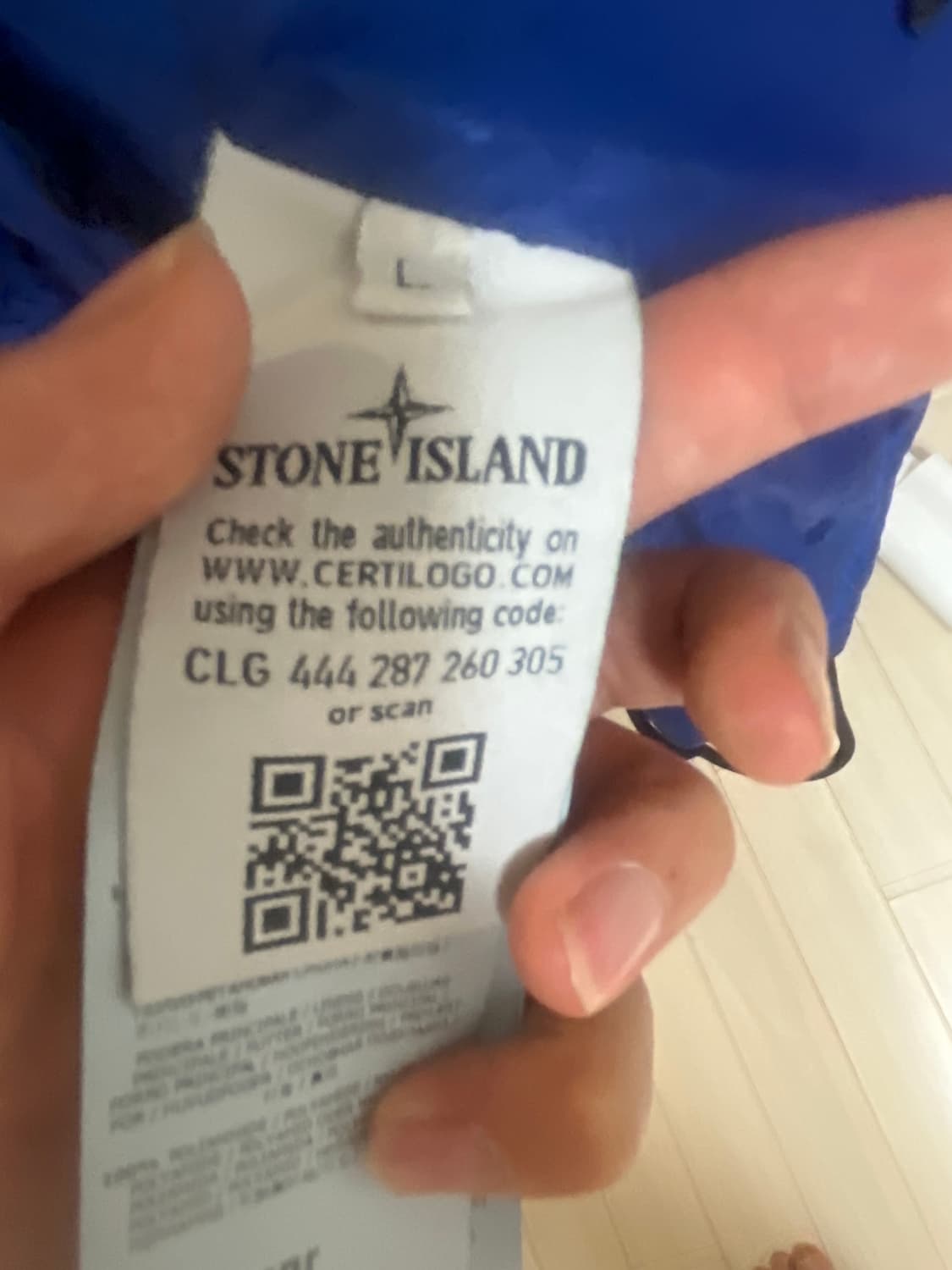 스톤 아일랜드 가먼트 다이드 26 gr x sqm_n  (L사이즈) 상품이미지7